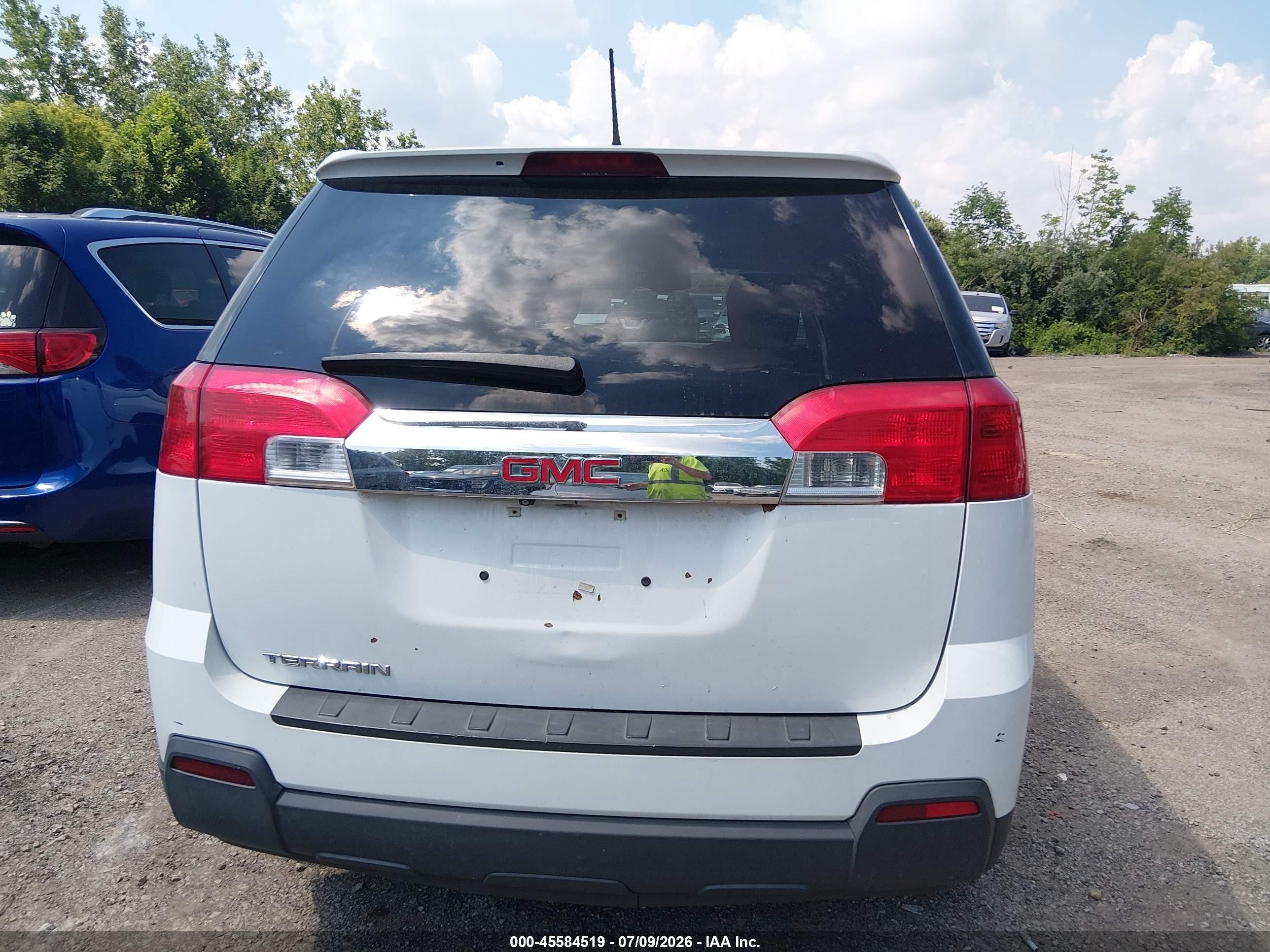 2014 Gmc Terrain Sle-1 White vin: 2GKALMEK5E6240130
