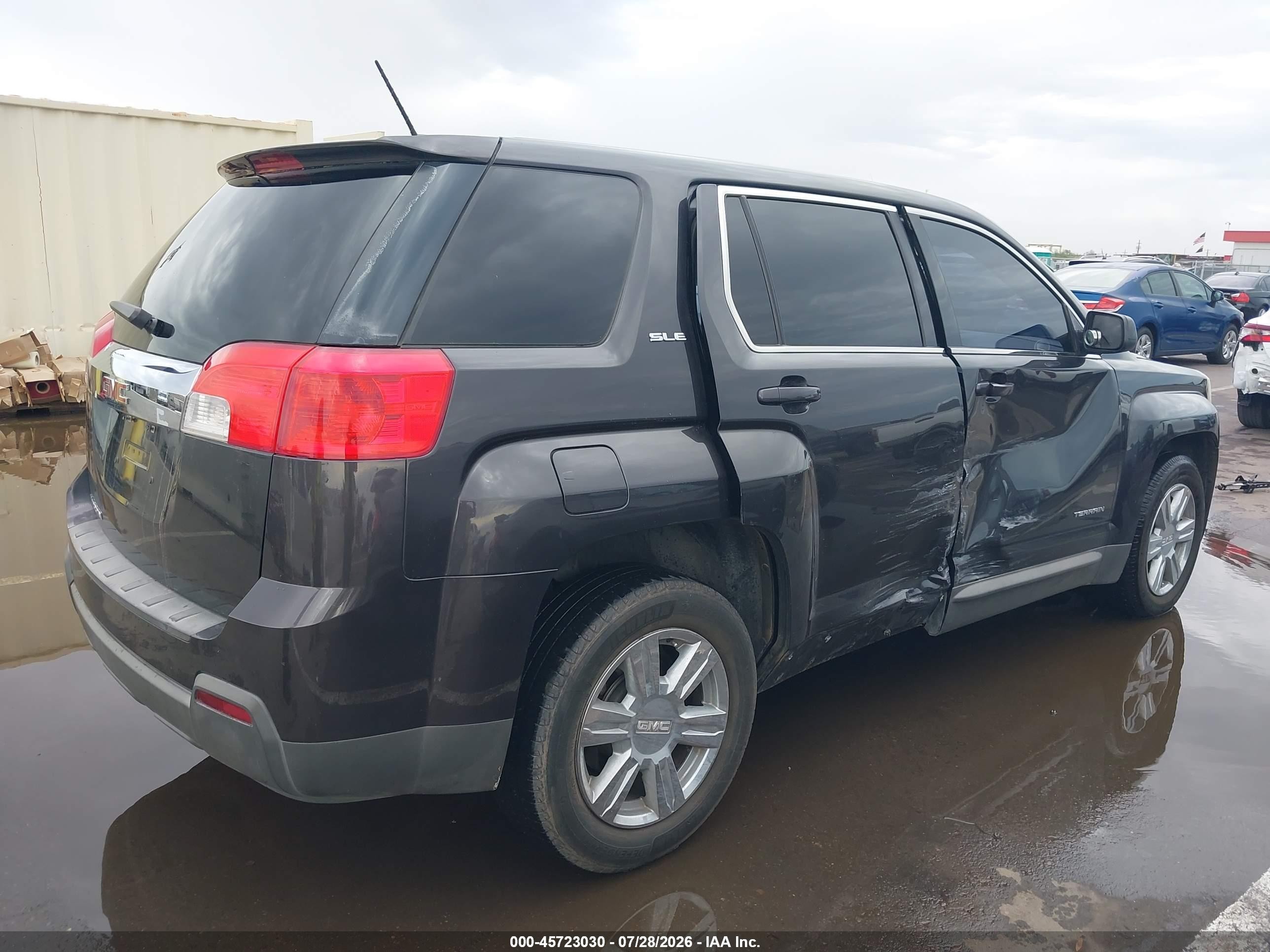 2015 Gmc Terrain Sle-1 Gray vin: 2GKALMEK5F6117056