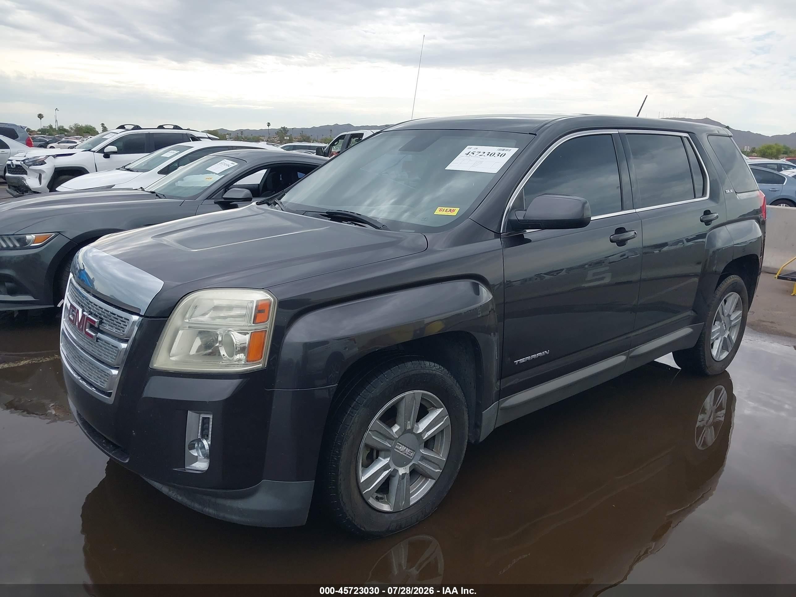 2015 Gmc Terrain Sle-1 Gray vin: 2GKALMEK5F6117056