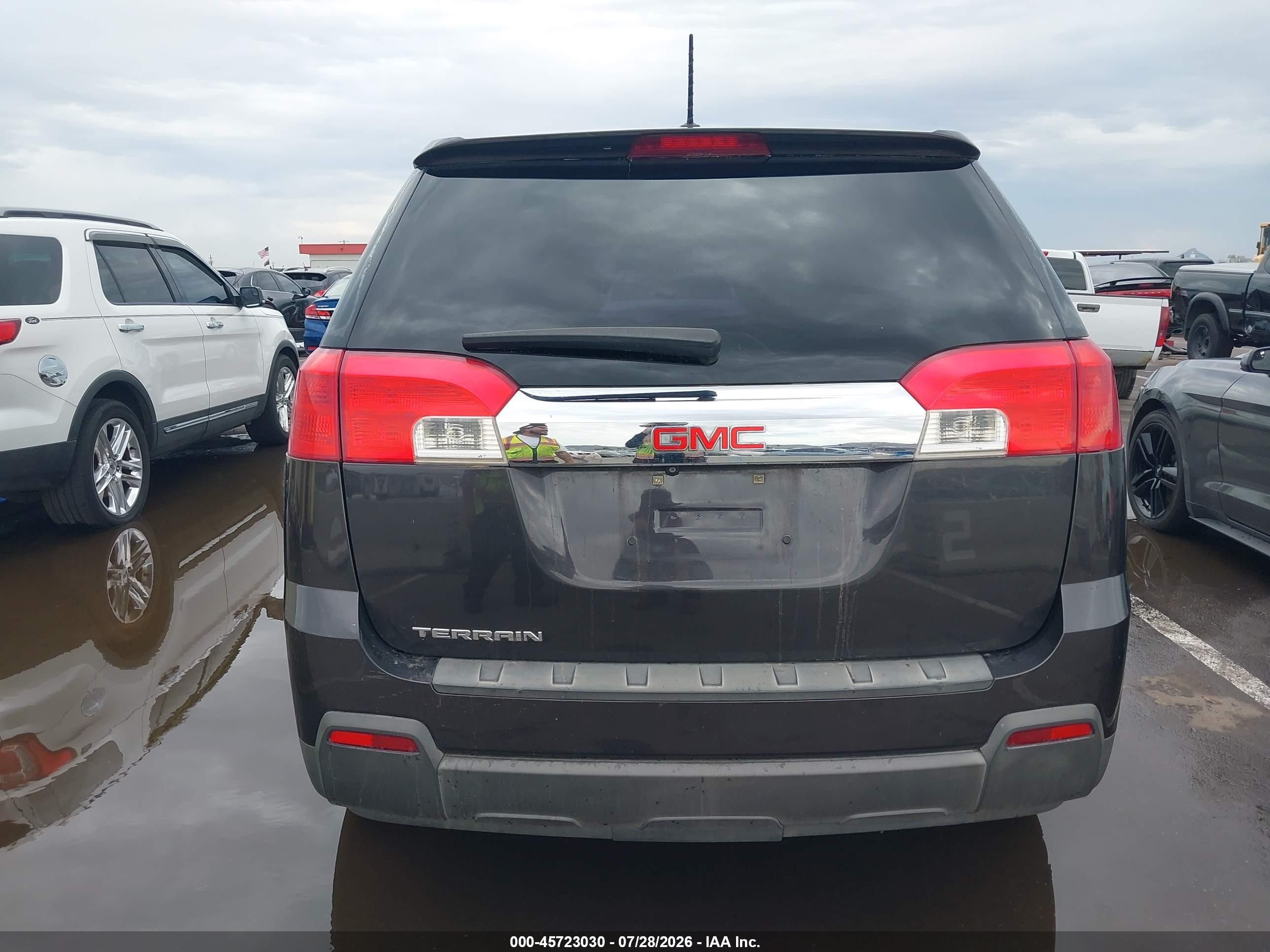 2015 Gmc Terrain Sle-1 Gray vin: 2GKALMEK5F6117056