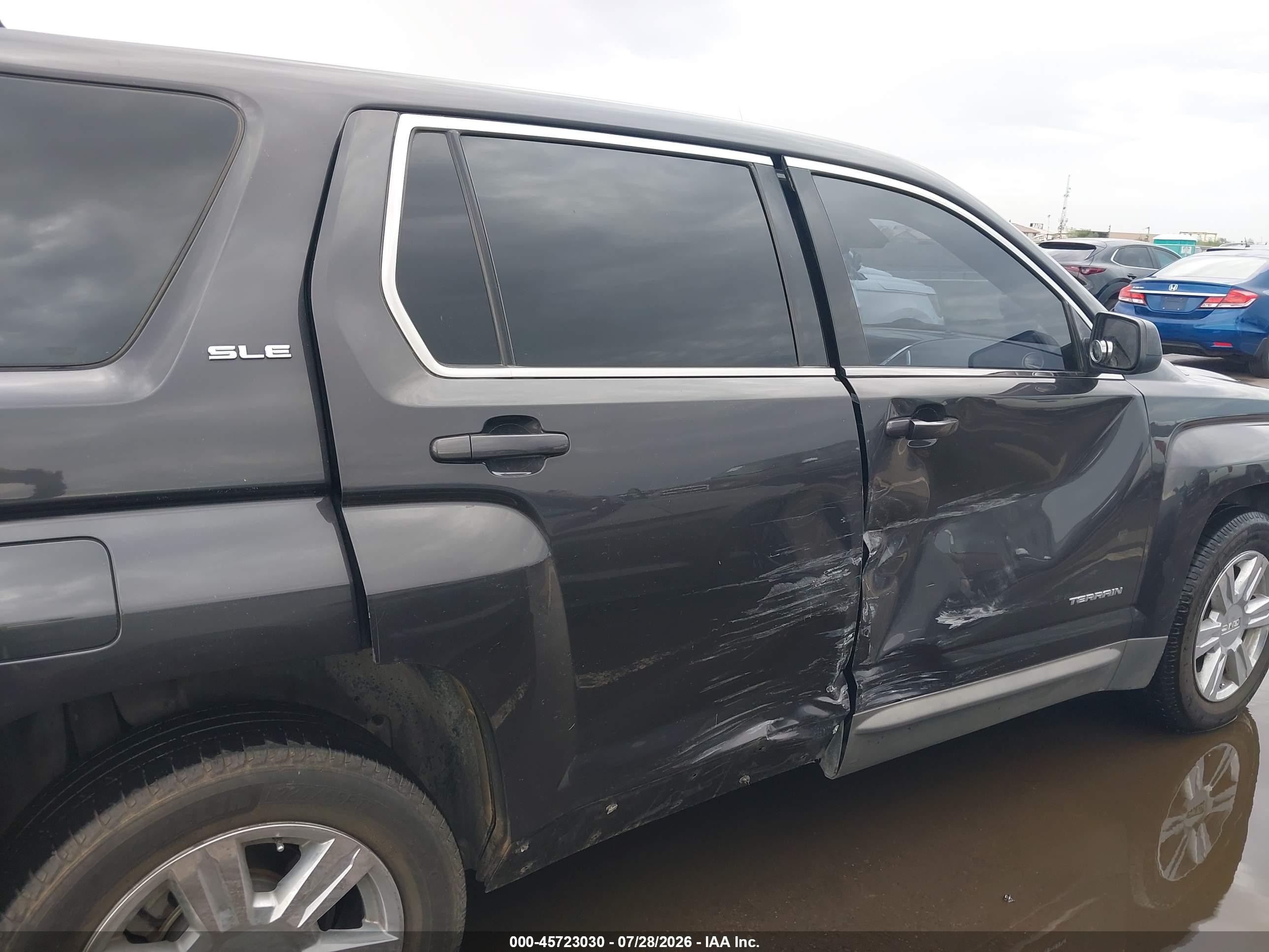 2015 Gmc Terrain Sle-1 Gray vin: 2GKALMEK5F6117056