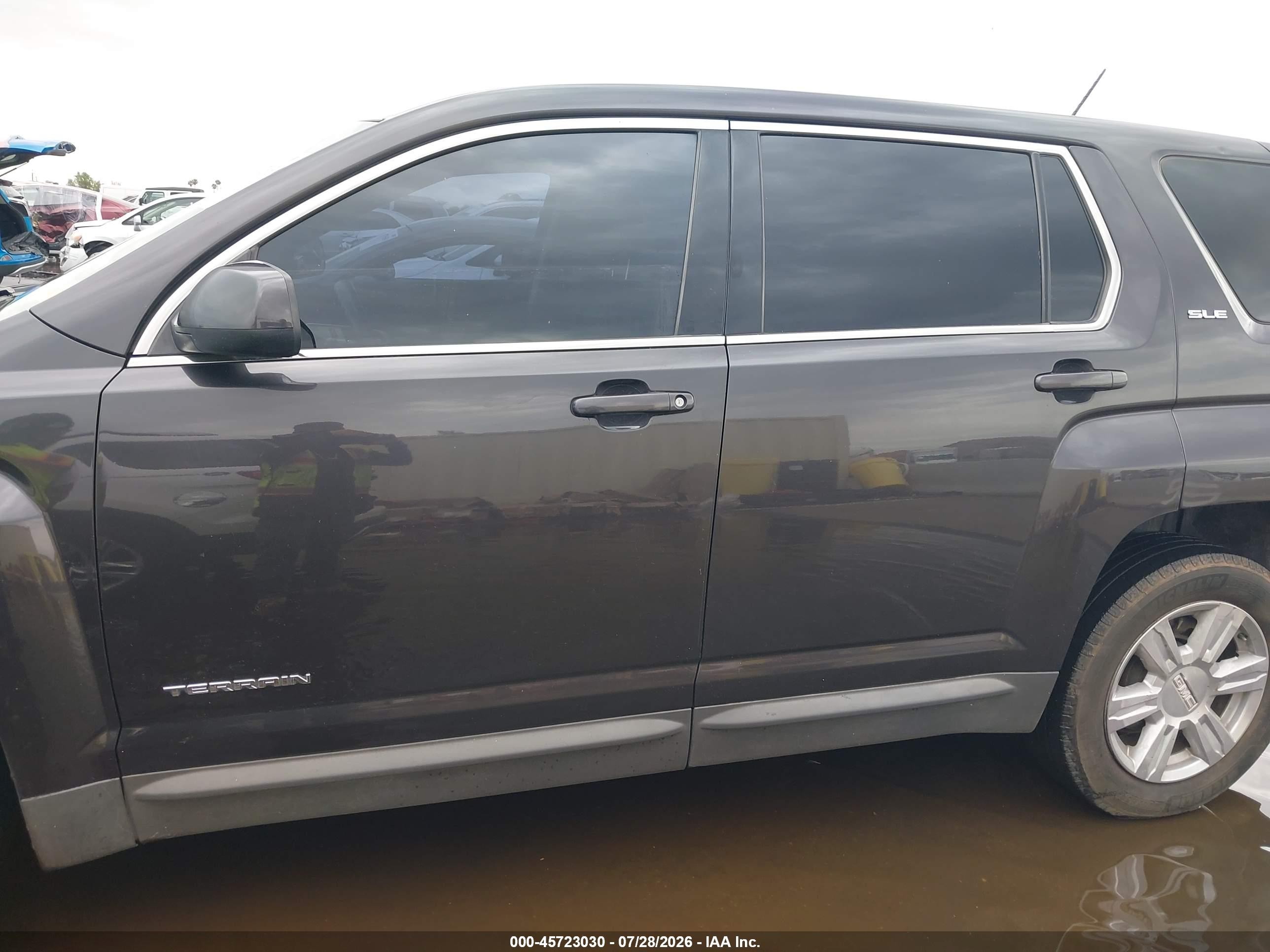 2015 Gmc Terrain Sle-1 Gray vin: 2GKALMEK5F6117056