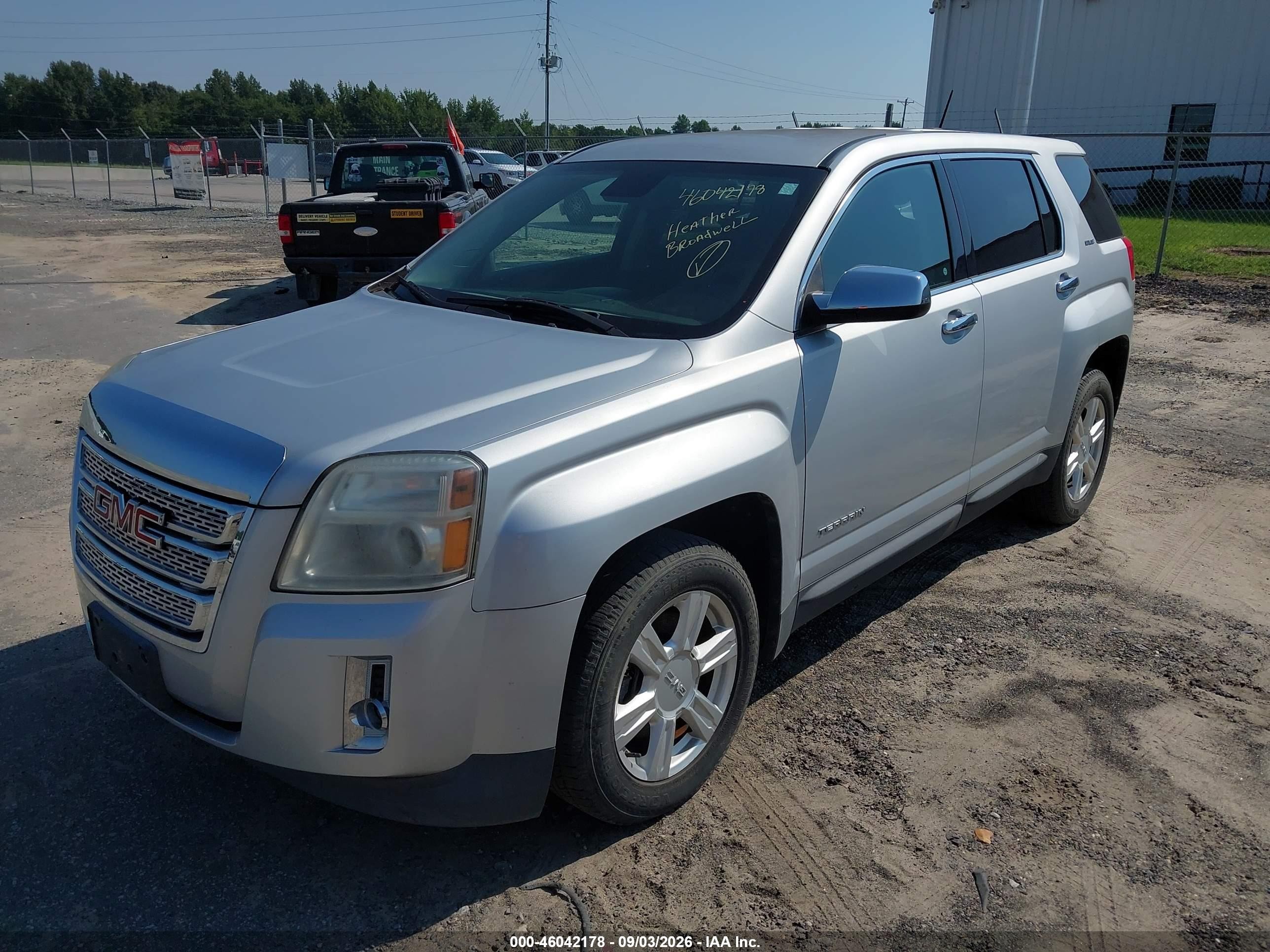 2015 Gmc Terrain Sle-1 Silver vin: 2GKALMEK5F6161509