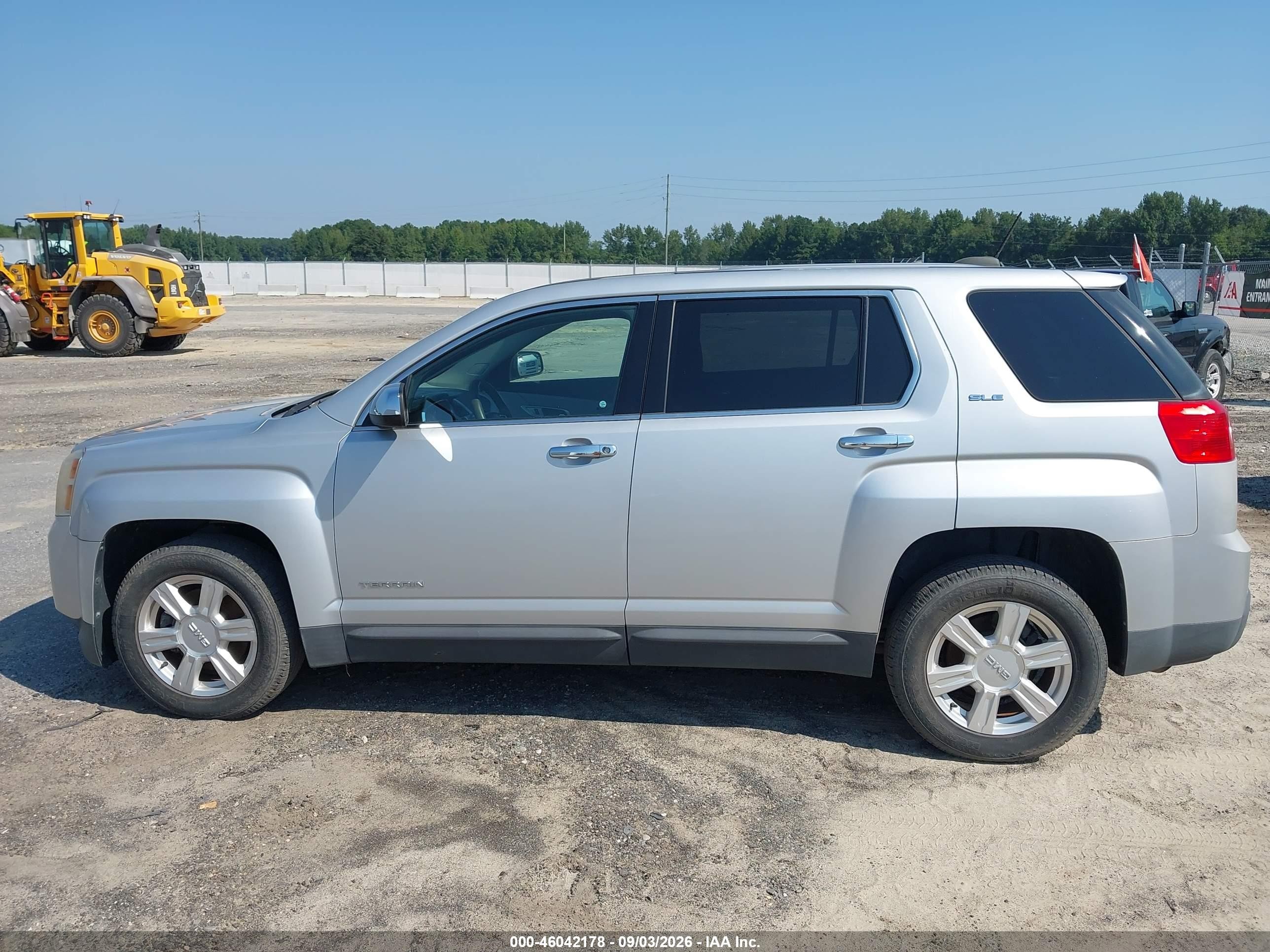 2015 Gmc Terrain Sle-1 Silver vin: 2GKALMEK5F6161509
