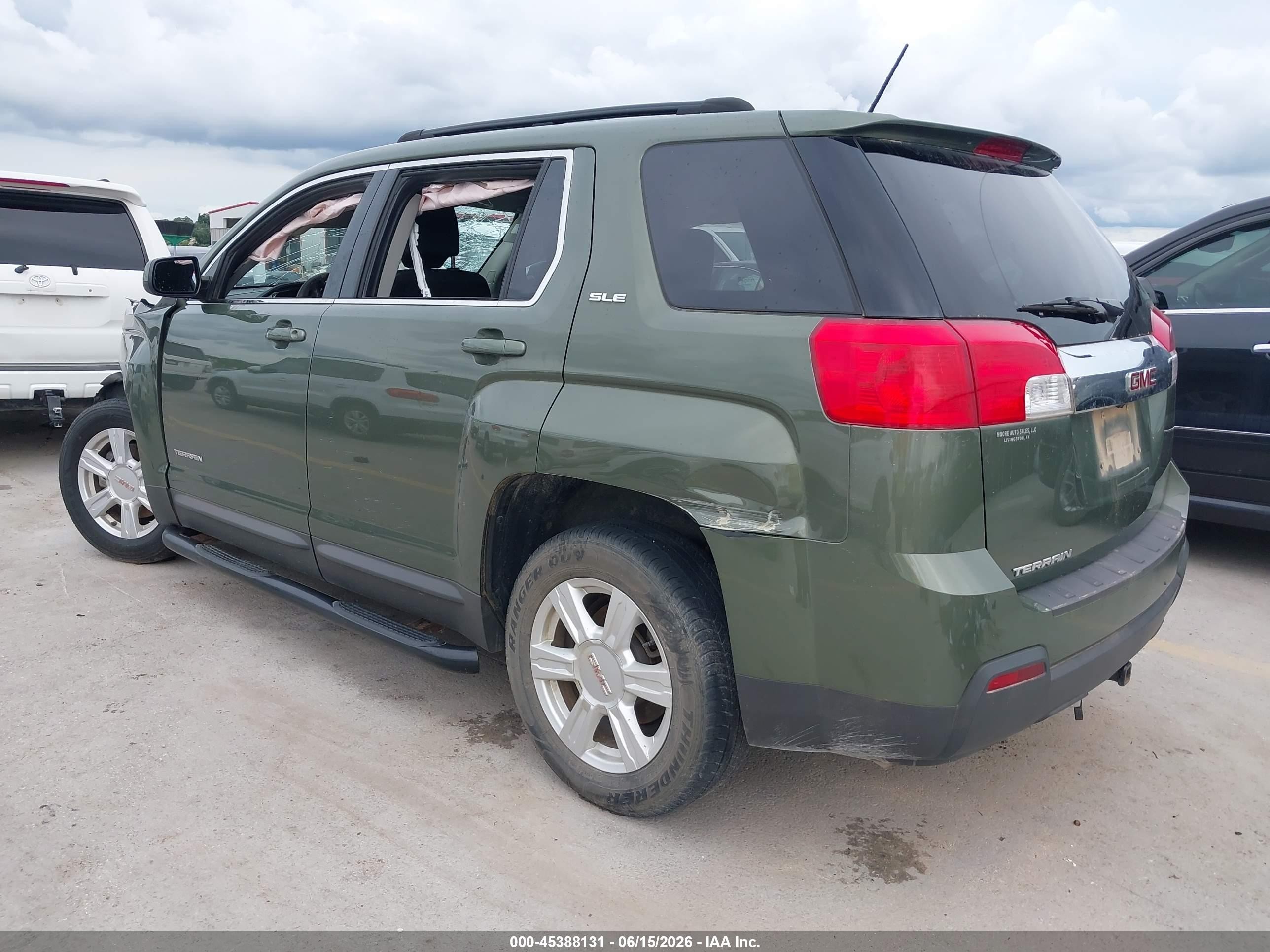 2015 Gmc Terrain Sle-1 Green vin: 2GKALMEK5F6169478