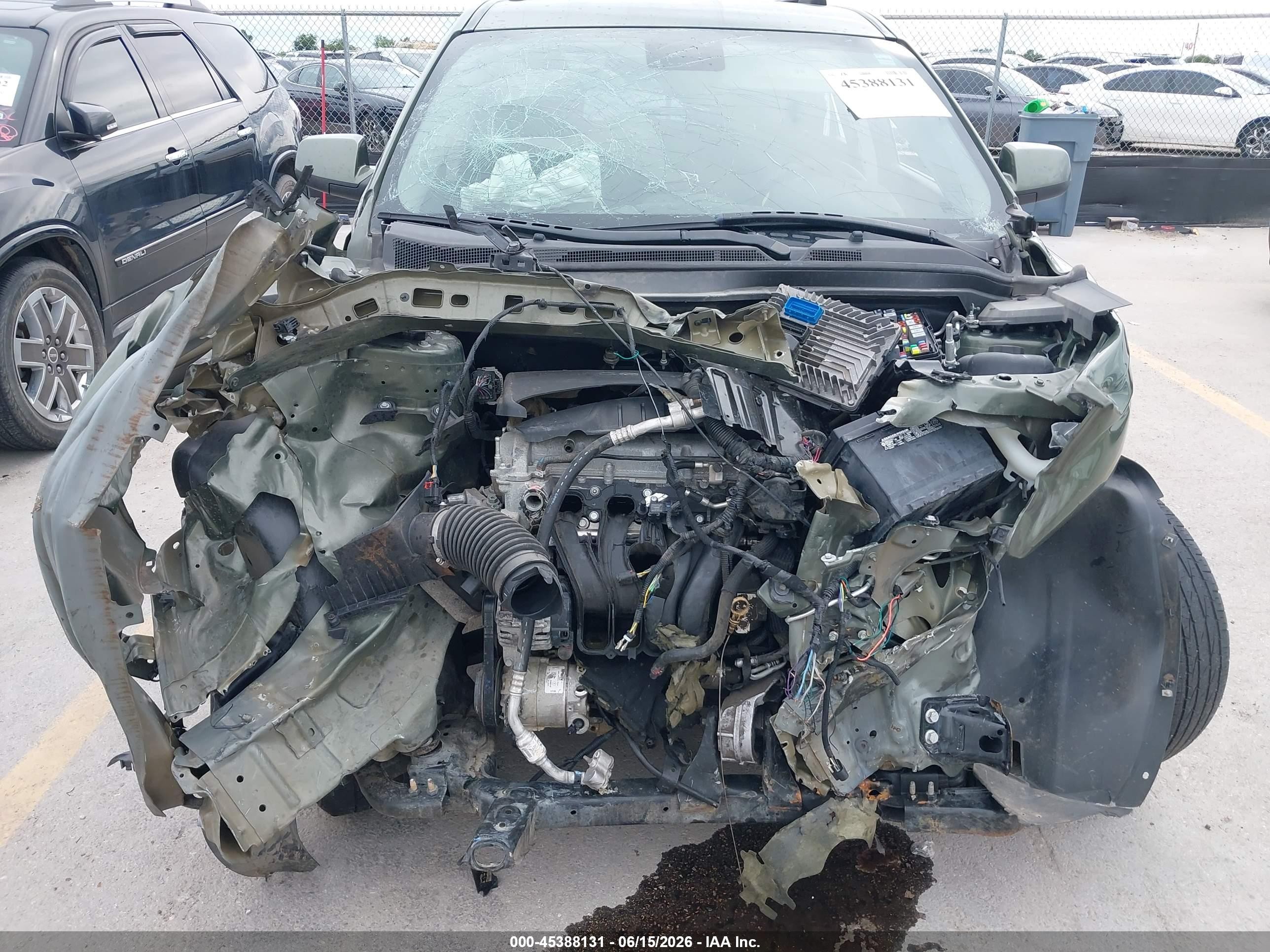 2015 Gmc Terrain Sle-1 Green vin: 2GKALMEK5F6169478