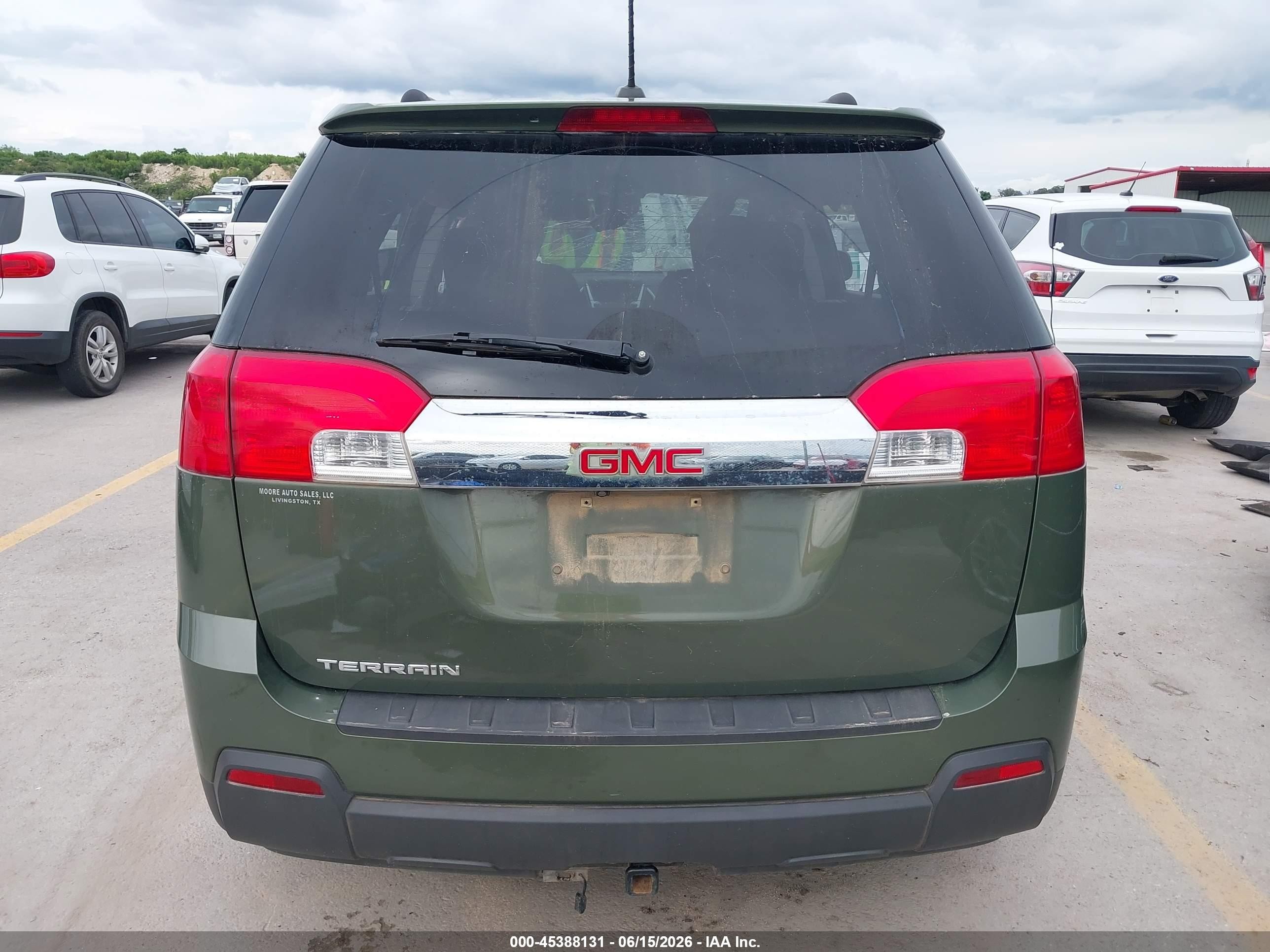 2015 Gmc Terrain Sle-1 Green vin: 2GKALMEK5F6169478