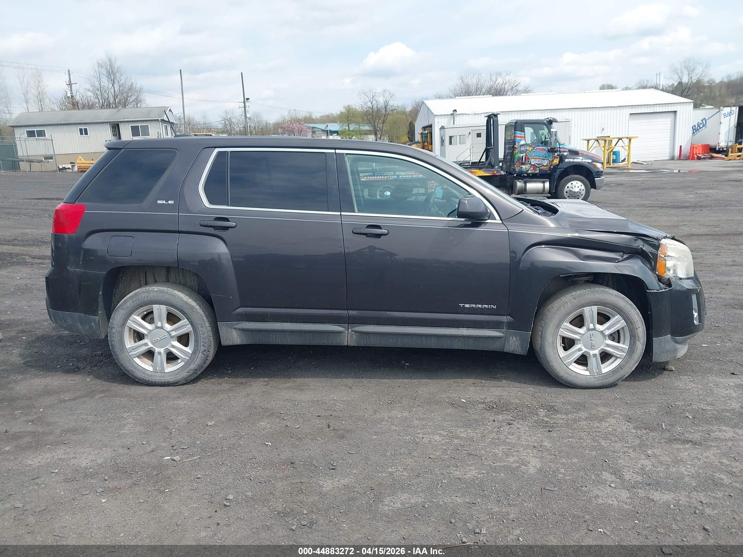 2015 Gmc Terrain Sle-1 Gray vin: 2GKALMEK5F6236225