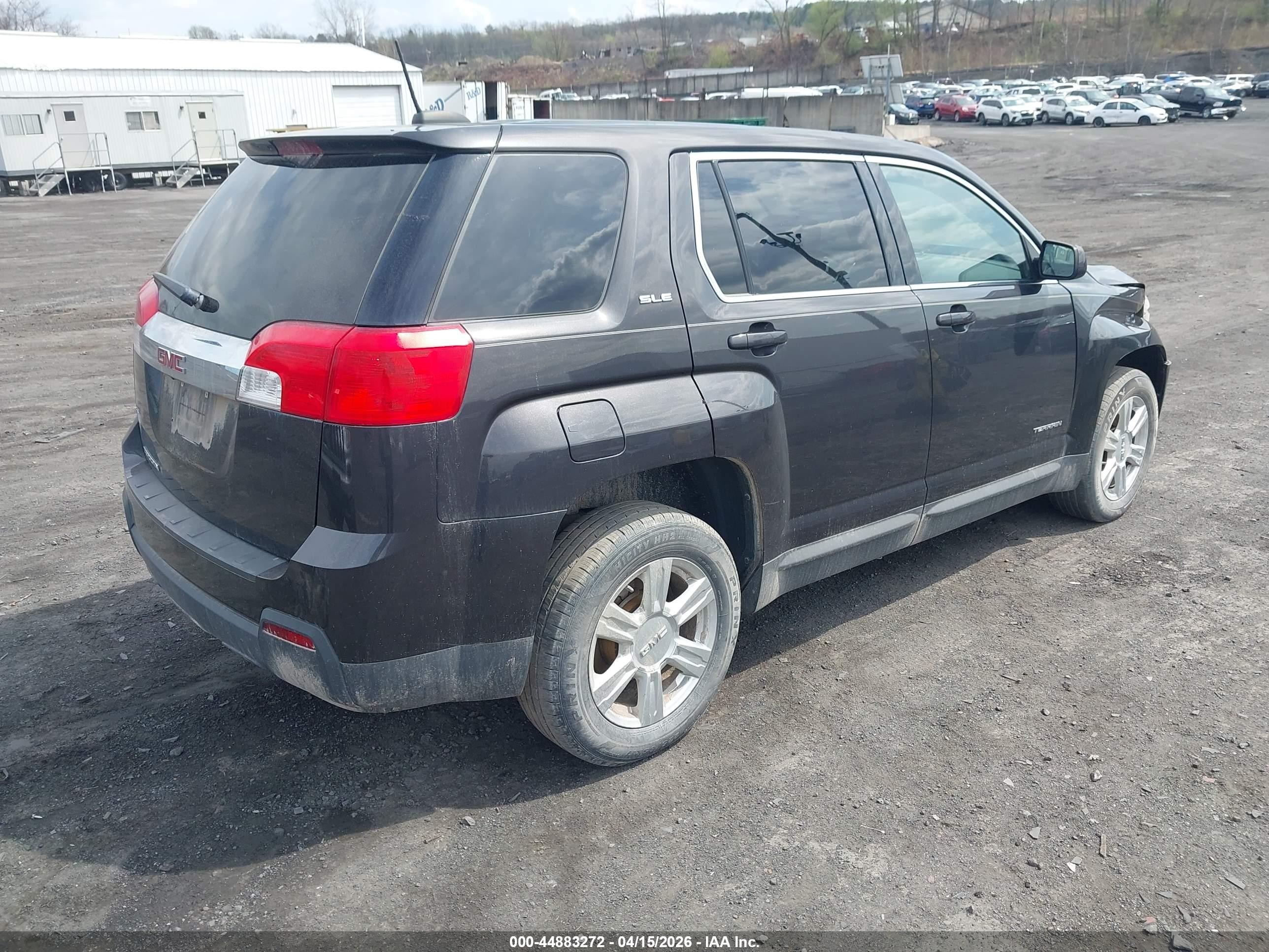 2015 Gmc Terrain Sle-1 Gray vin: 2GKALMEK5F6236225