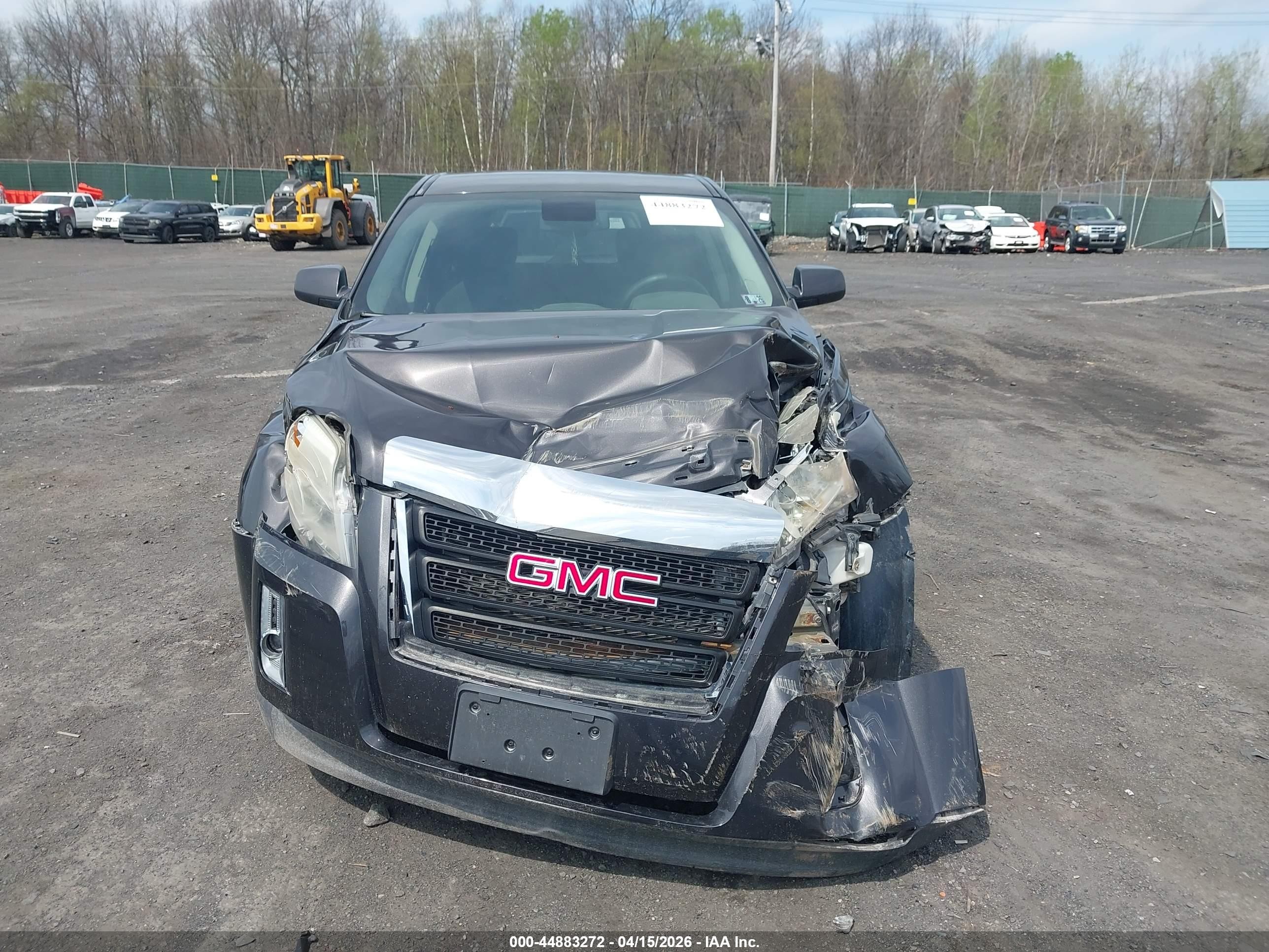 2015 Gmc Terrain Sle-1 Gray vin: 2GKALMEK5F6236225