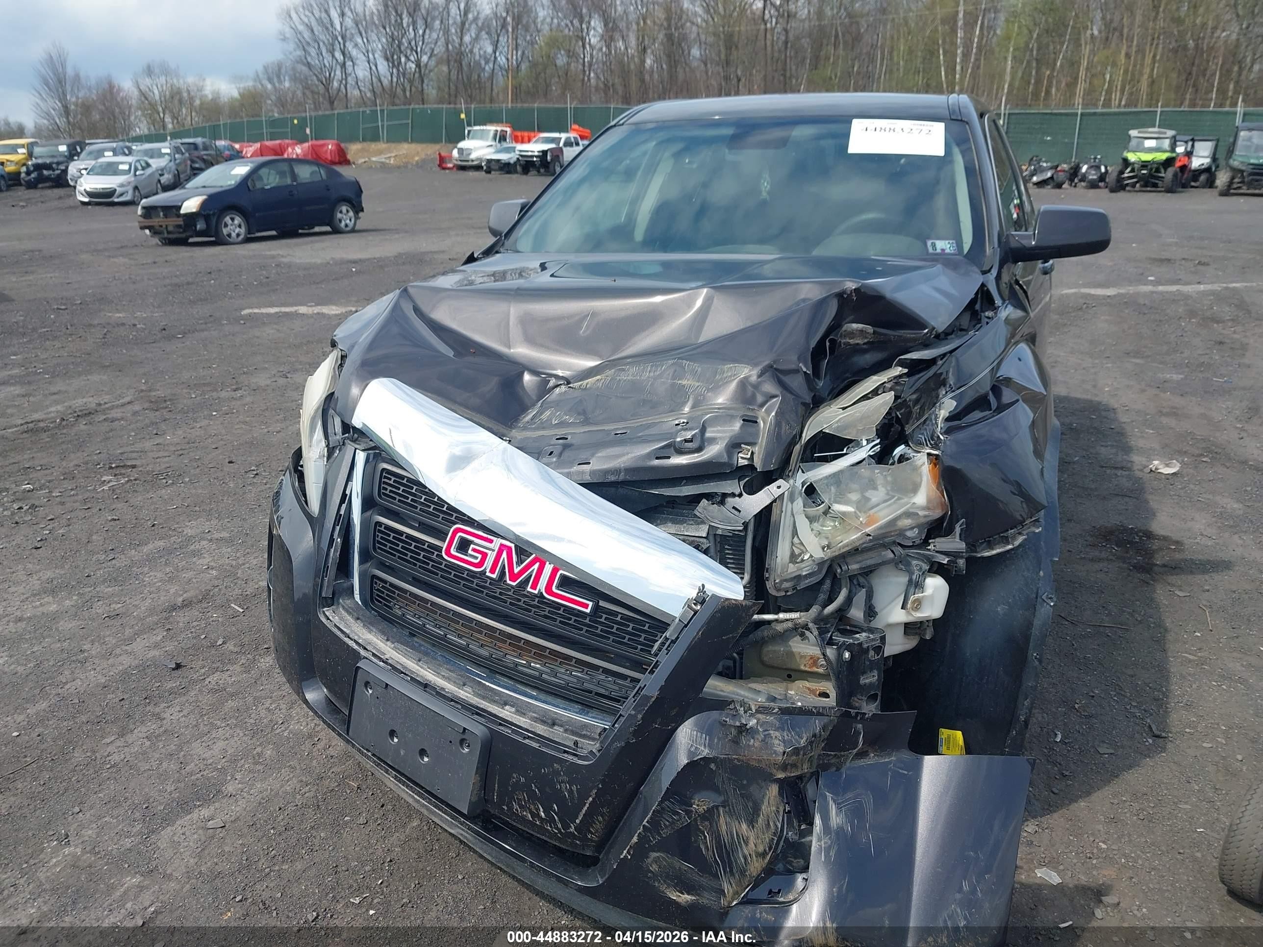2015 Gmc Terrain Sle-1 Gray vin: 2GKALMEK5F6236225