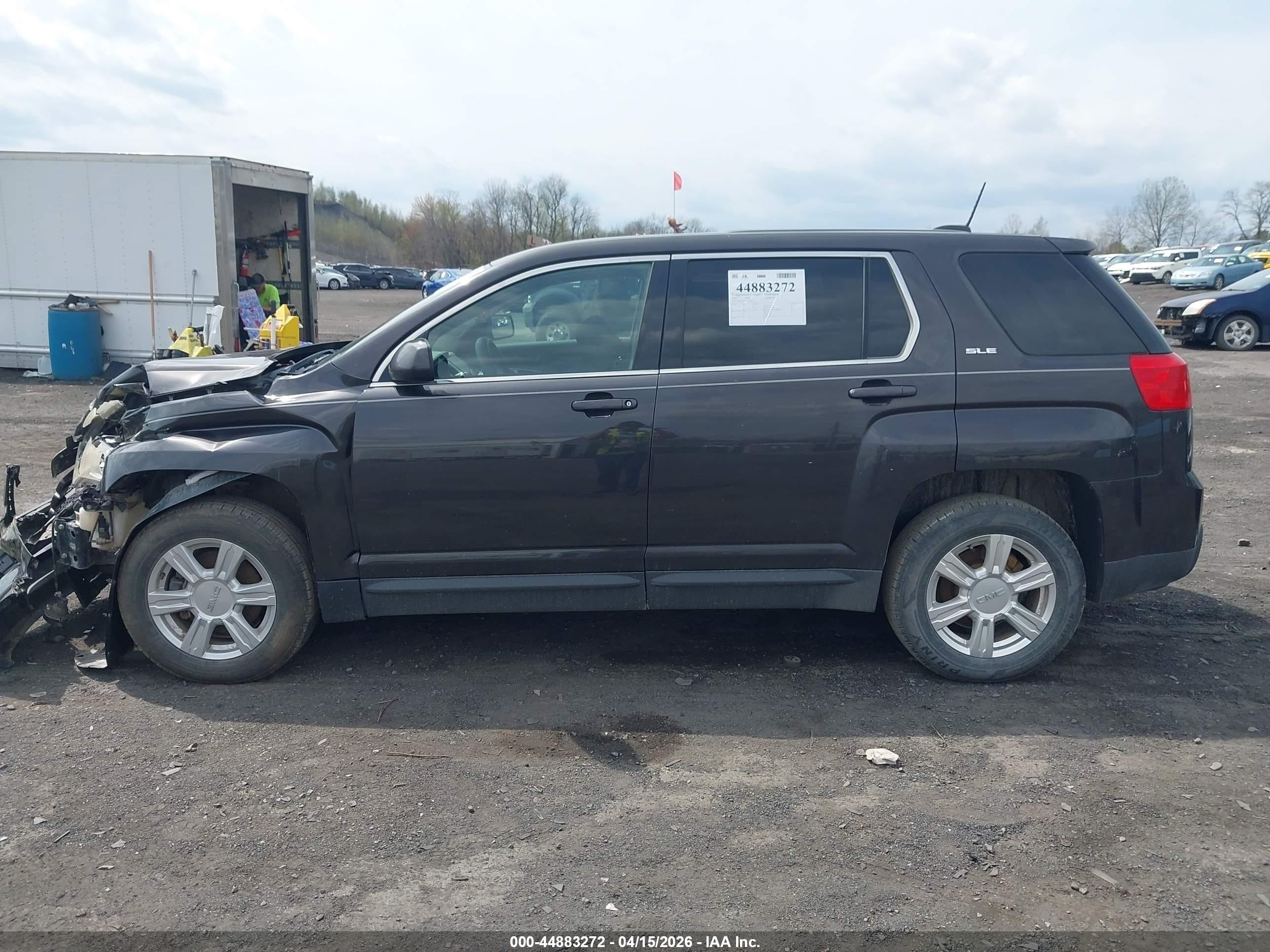 2015 Gmc Terrain Sle-1 Gray vin: 2GKALMEK5F6236225