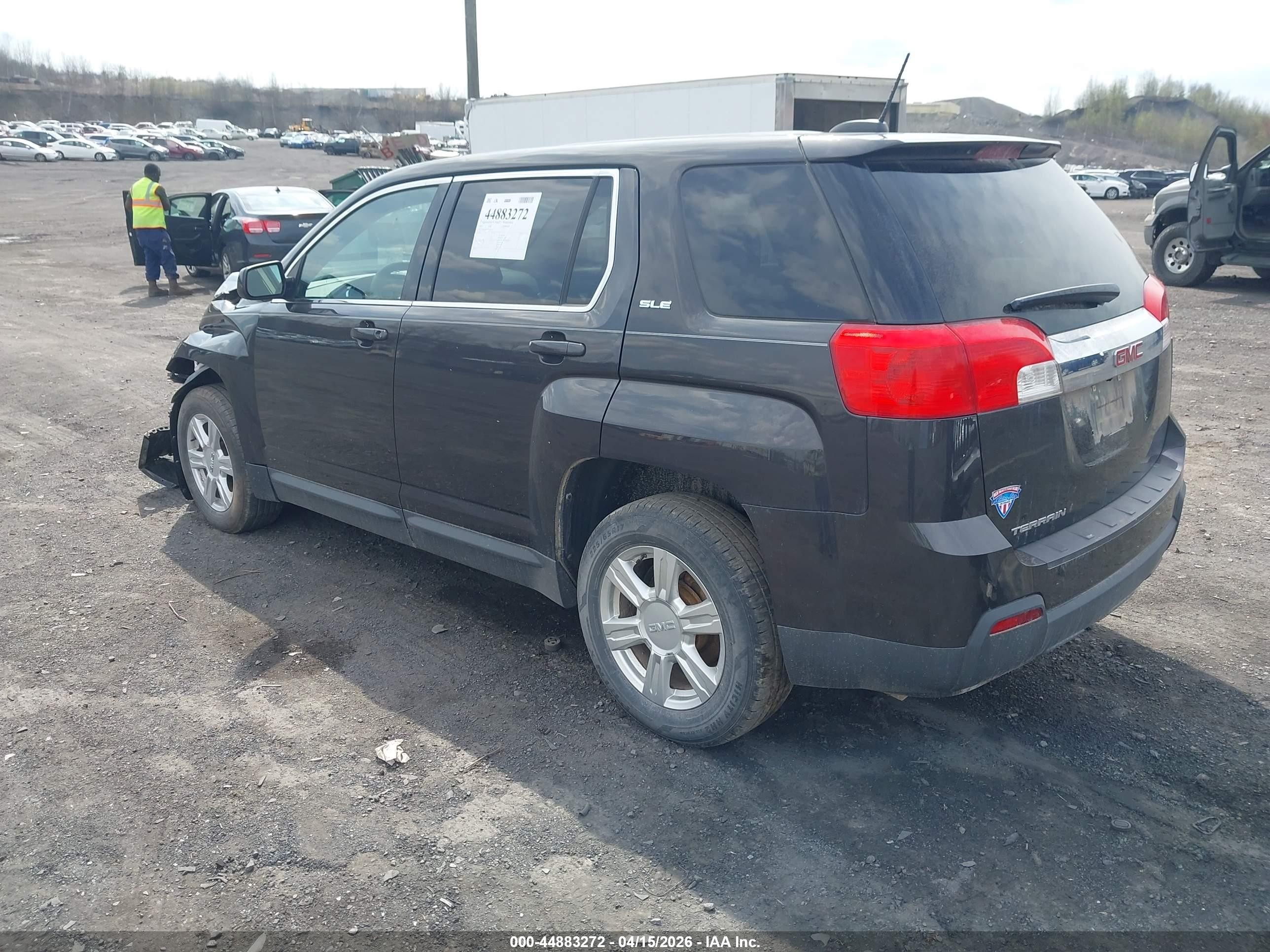2015 Gmc Terrain Sle-1 Gray vin: 2GKALMEK5F6236225