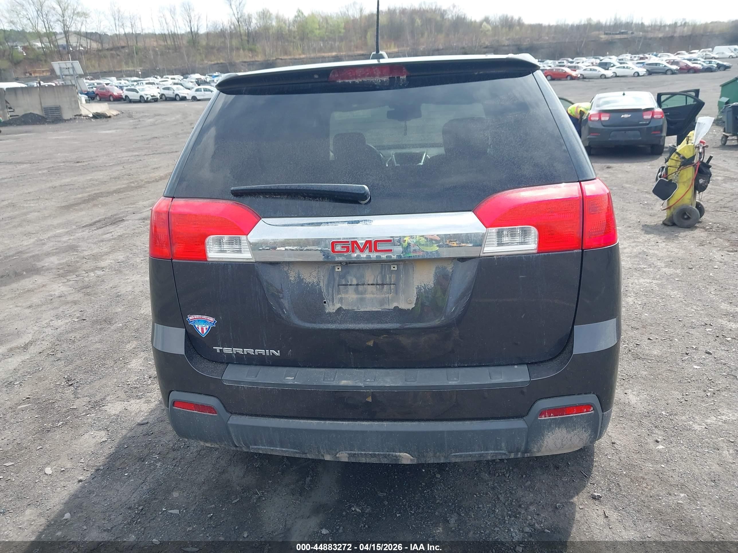 2015 Gmc Terrain Sle-1 Gray vin: 2GKALMEK5F6236225
