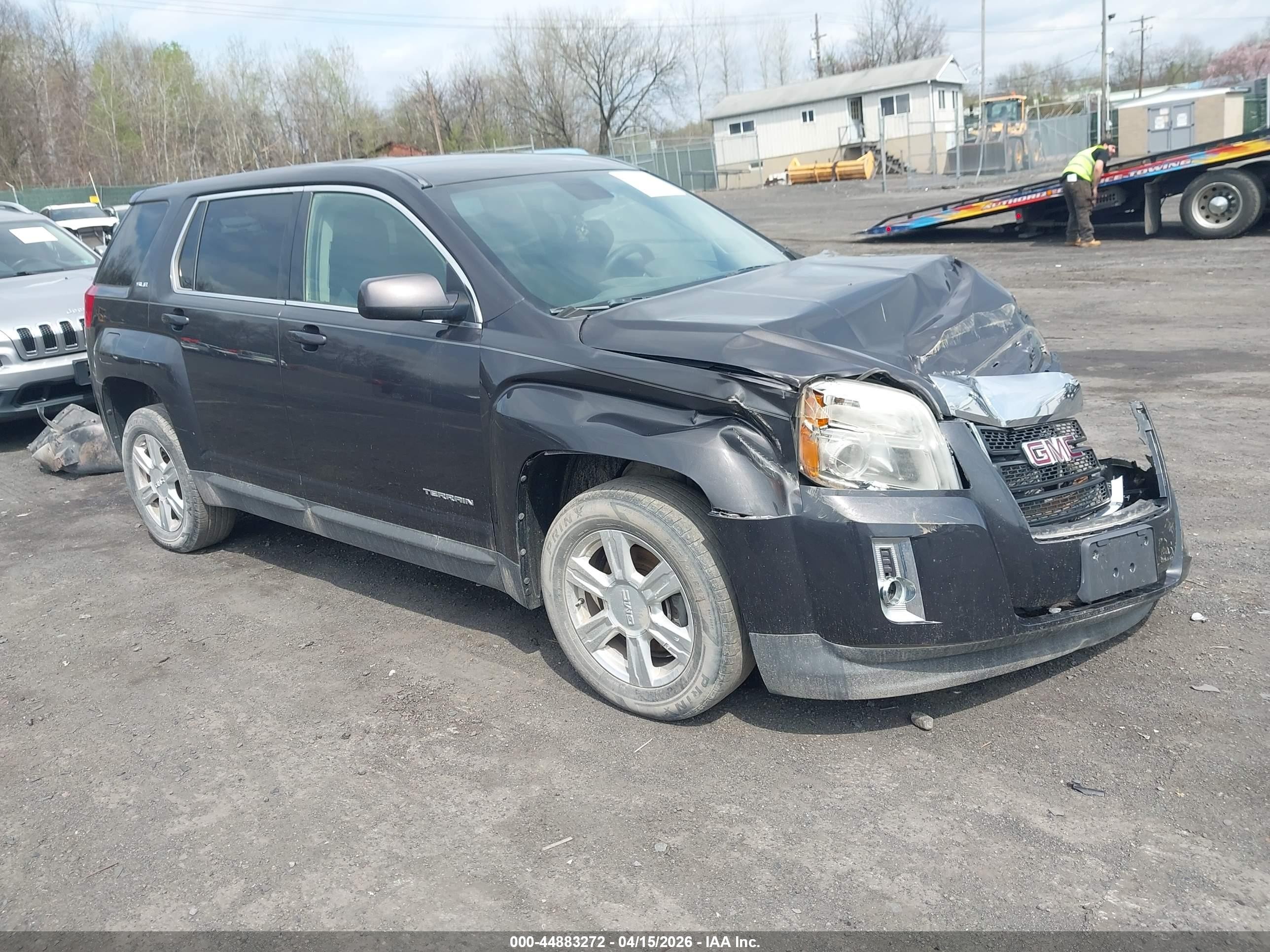 2015 Gmc Terrain Sle-1 Gray vin: 2GKALMEK5F6236225
