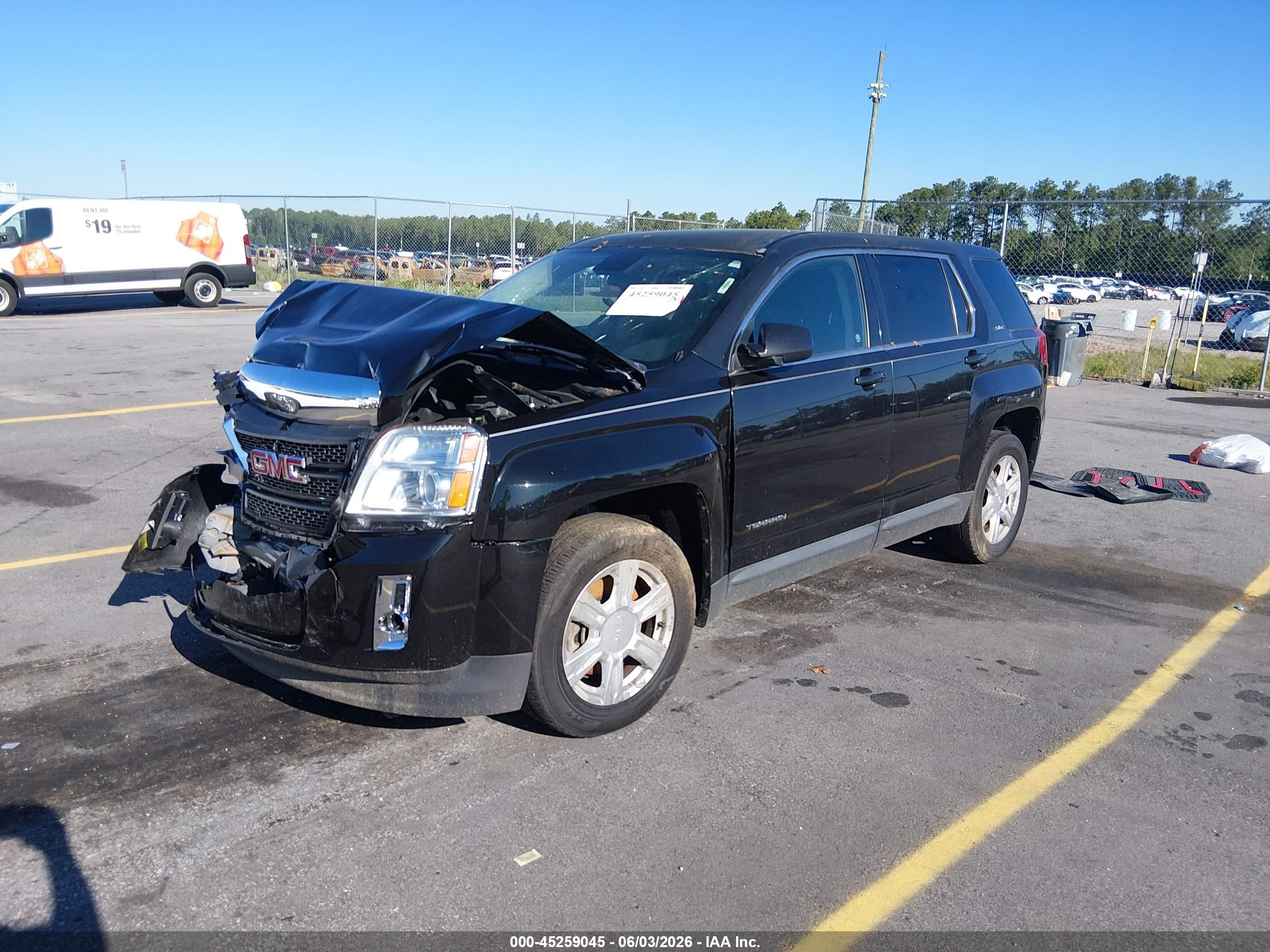 2015 Gmc Terrain Sle-1 Черный vin: 2GKALMEK5F6255986