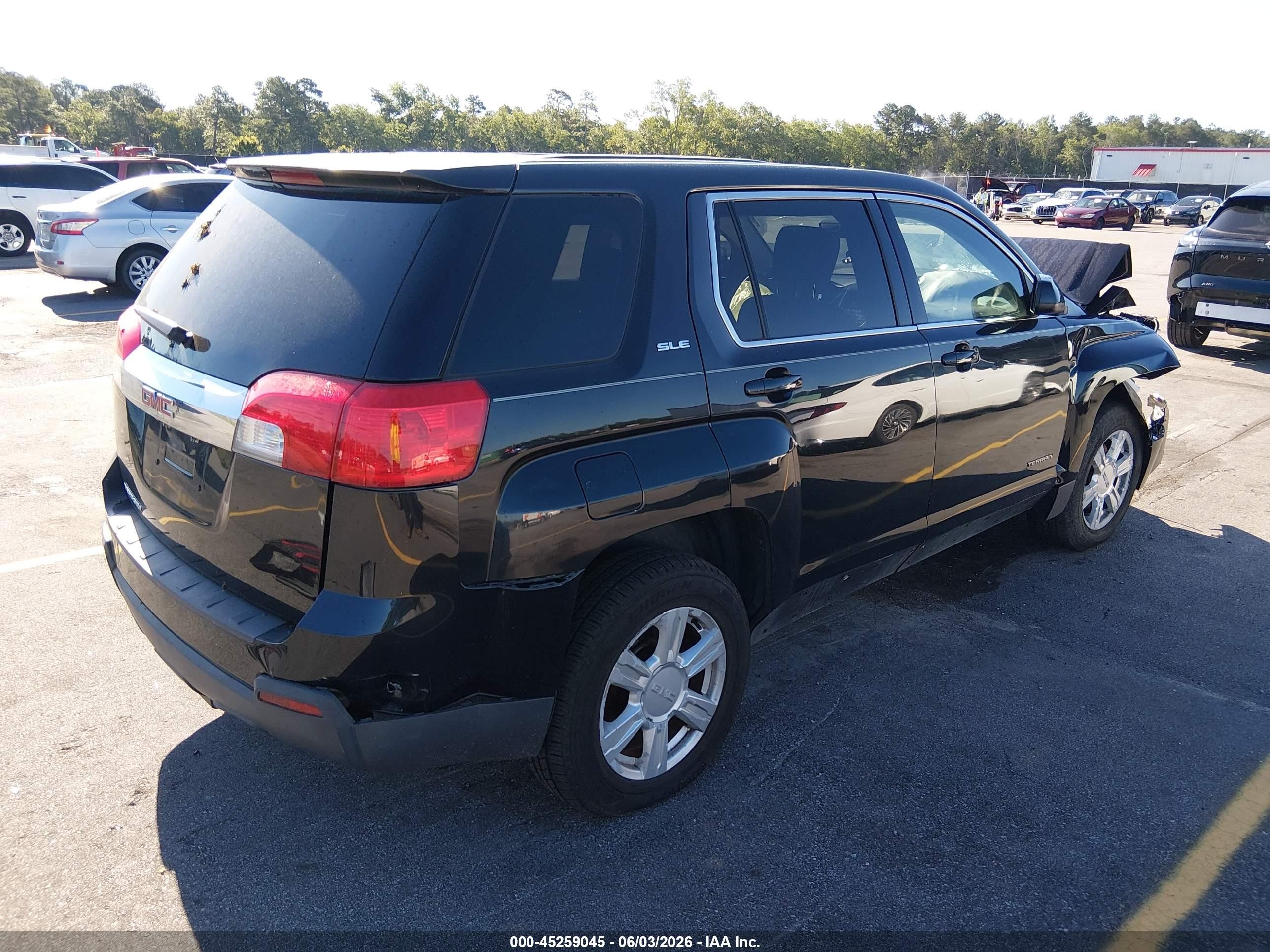 2015 Gmc Terrain Sle-1 Черный vin: 2GKALMEK5F6255986