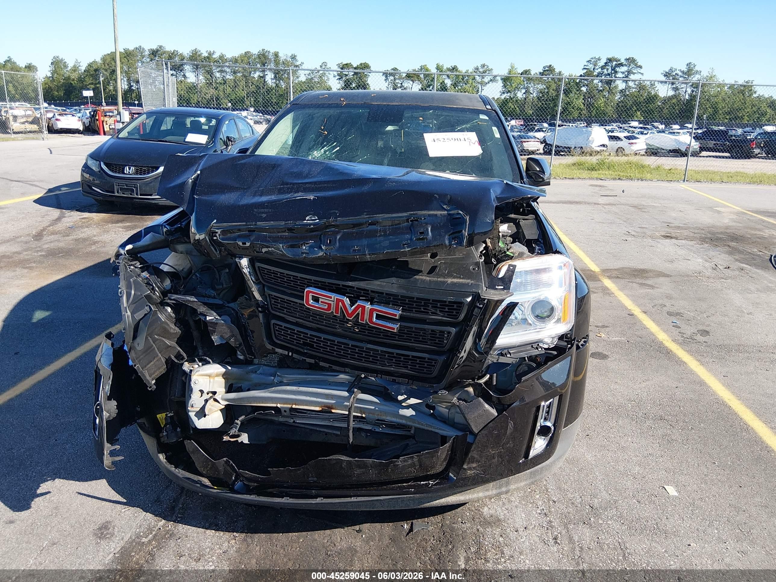 2015 Gmc Terrain Sle-1 Черный vin: 2GKALMEK5F6255986