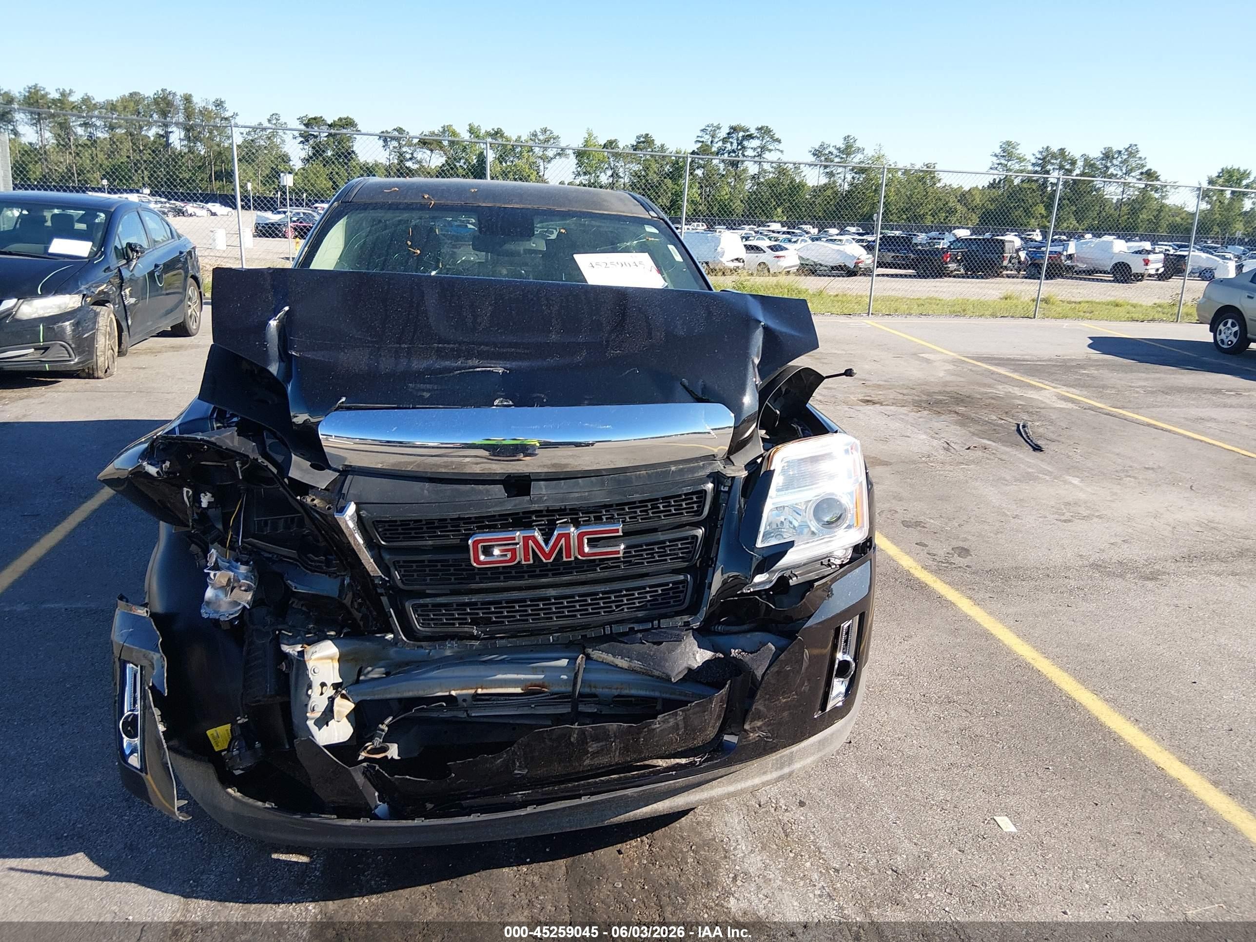 2015 Gmc Terrain Sle-1 Черный vin: 2GKALMEK5F6255986