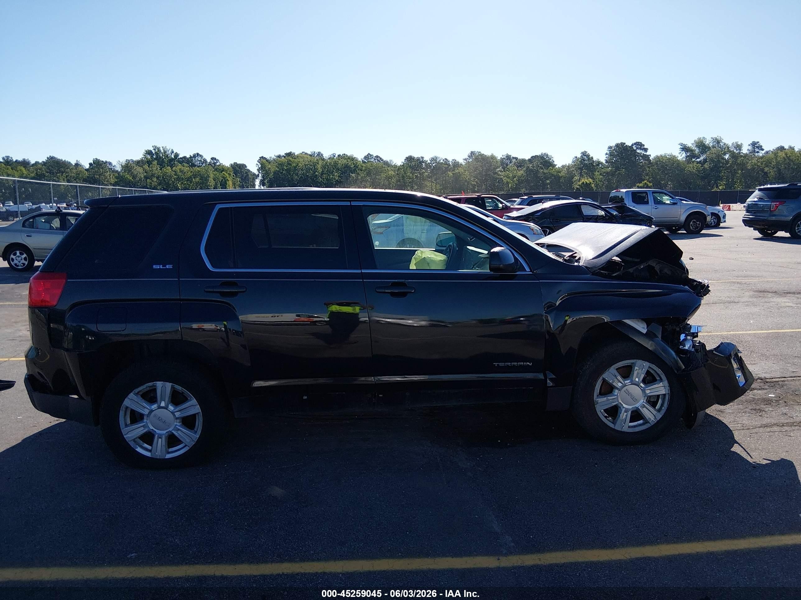 2015 Gmc Terrain Sle-1 Черный vin: 2GKALMEK5F6255986