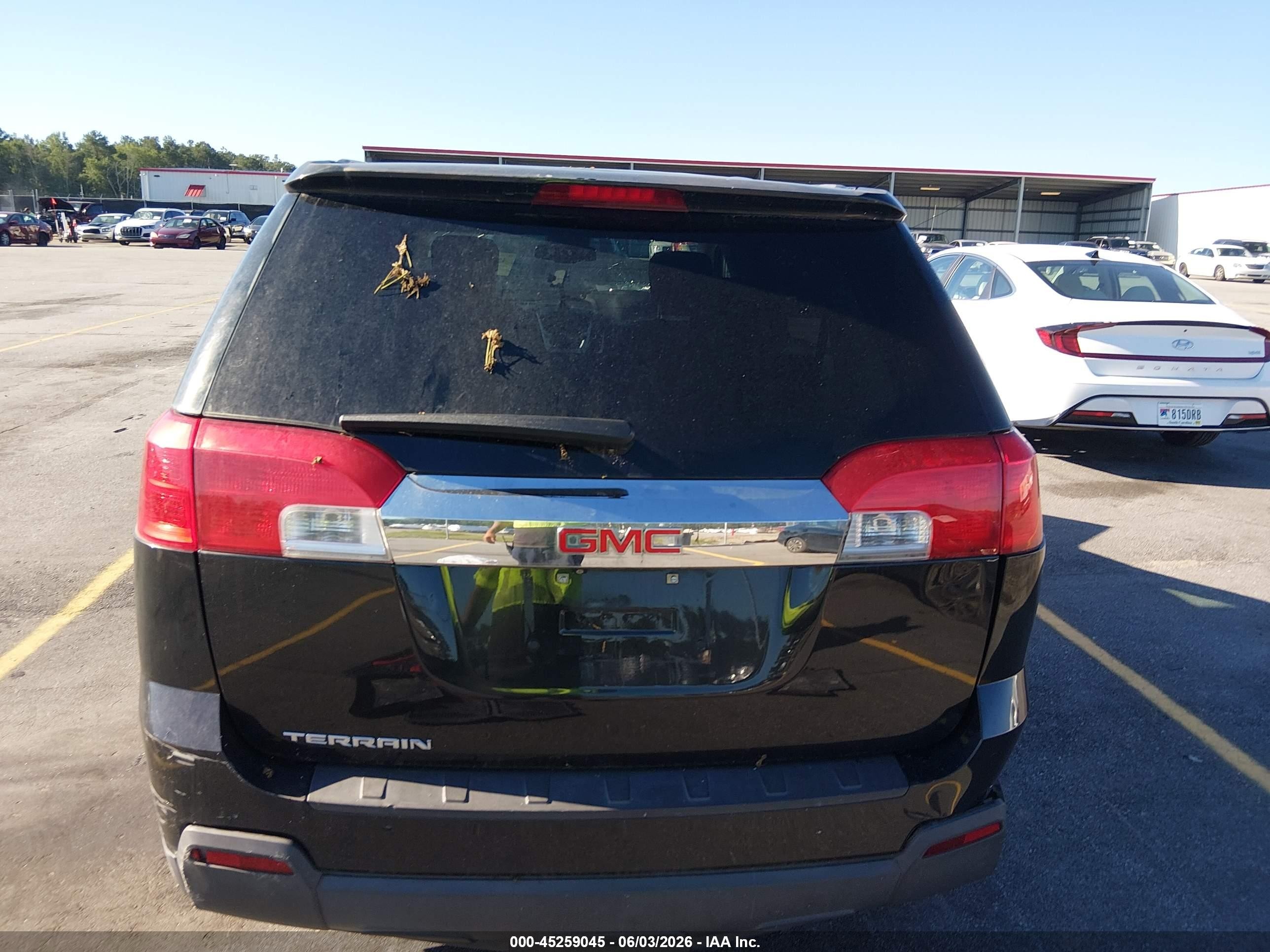 2015 Gmc Terrain Sle-1 Черный vin: 2GKALMEK5F6255986
