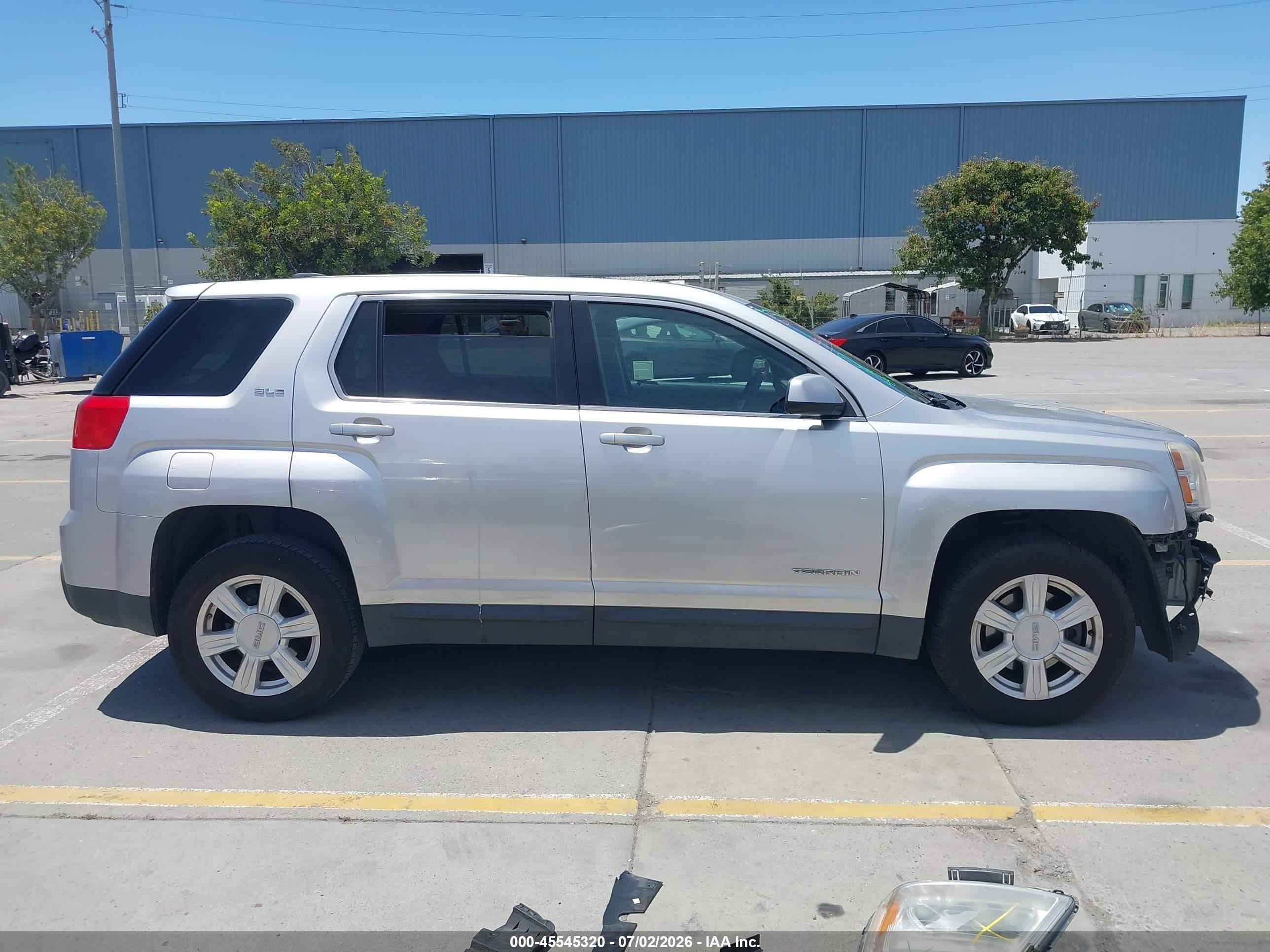 2015 Gmc Terrain Sle-1 Silver vin: 2GKALMEK5F6267703