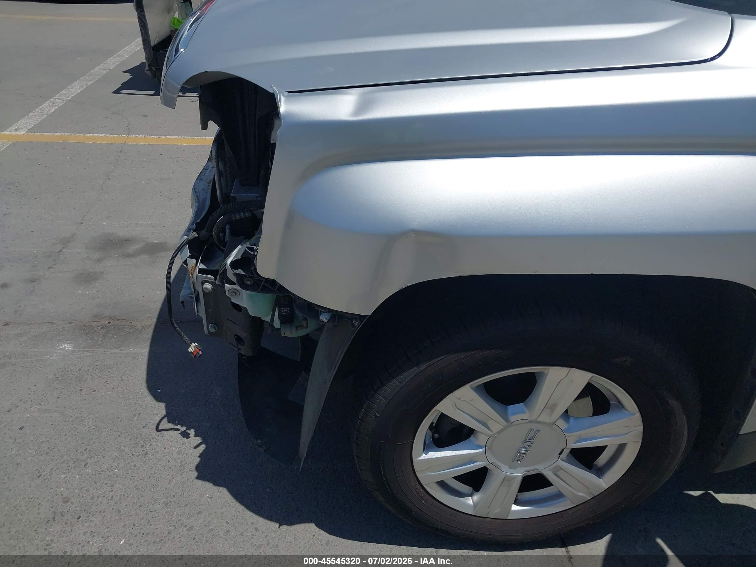 2015 Gmc Terrain Sle-1 Silver vin: 2GKALMEK5F6267703