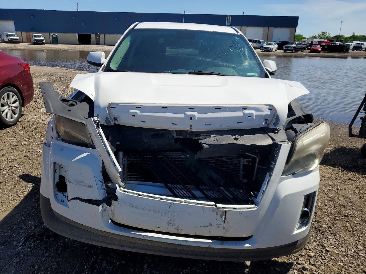 2015 Gmc Terrain Sle White vin: 2GKALMEK5F6299597