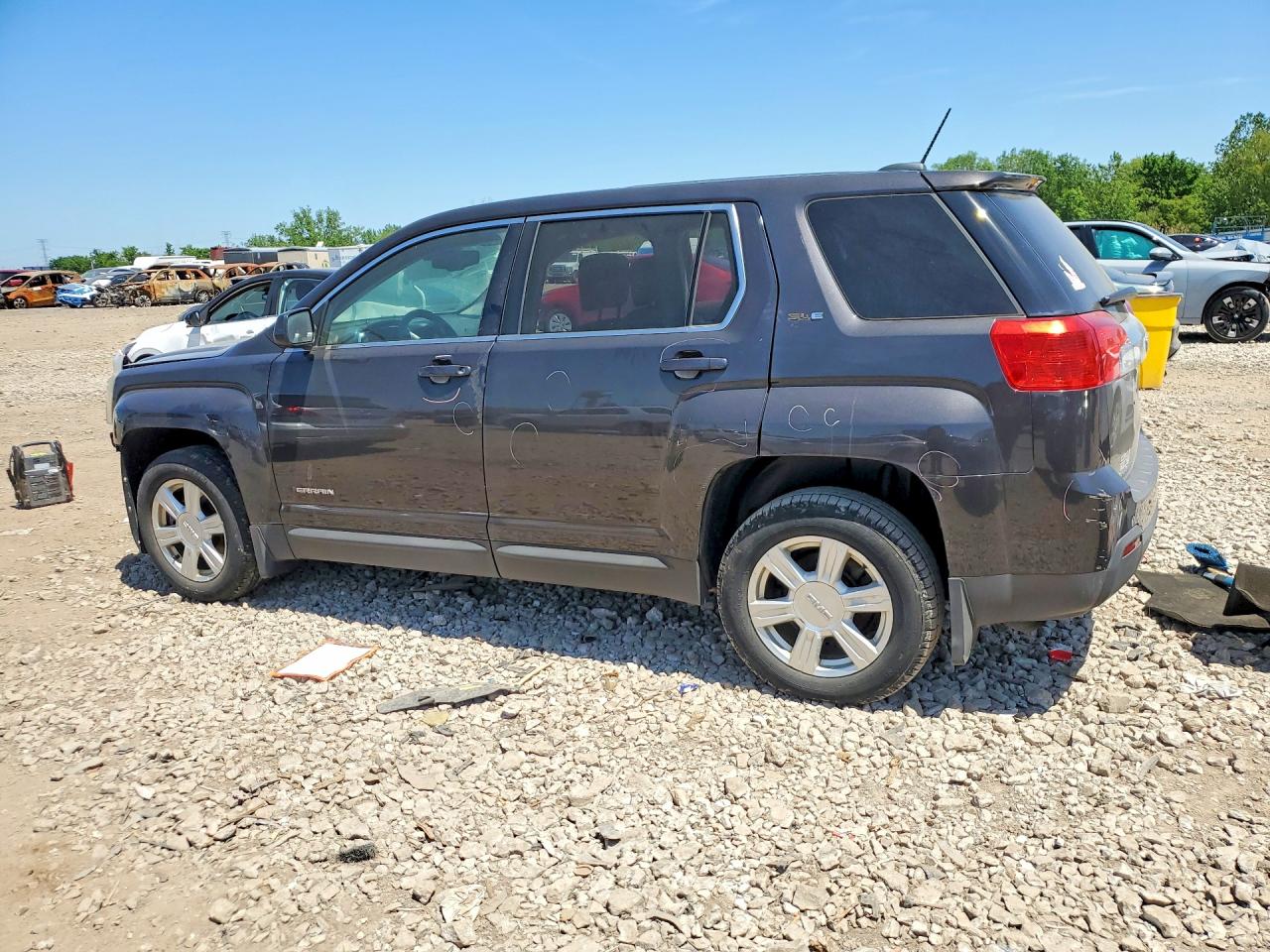 2015 Gmc Terrain Sle Серый vin: 2GKALMEK5F6389252