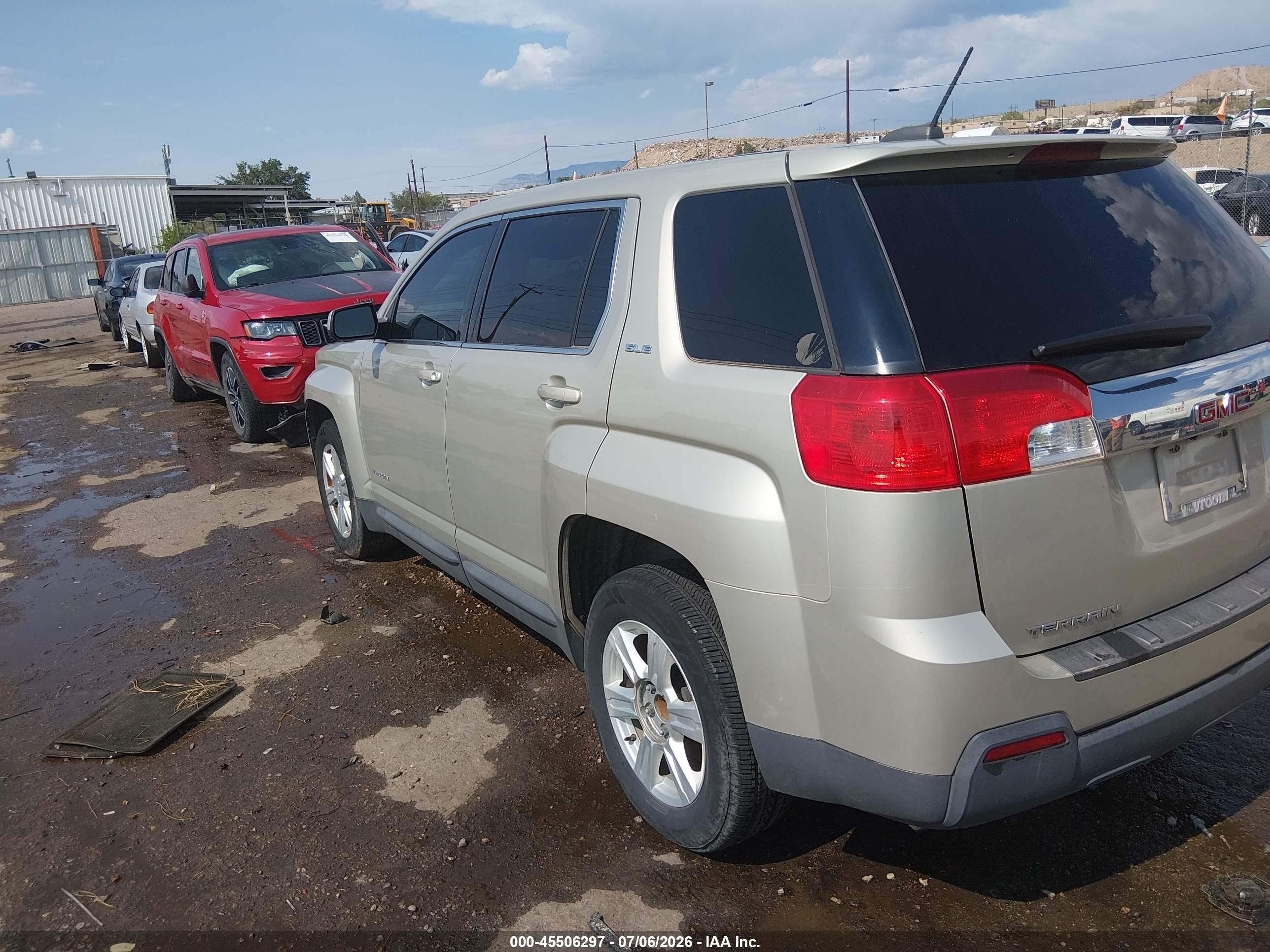 2015 Gmc Terrain Sle-1 Gray vin: 2GKALMEK5F6409144