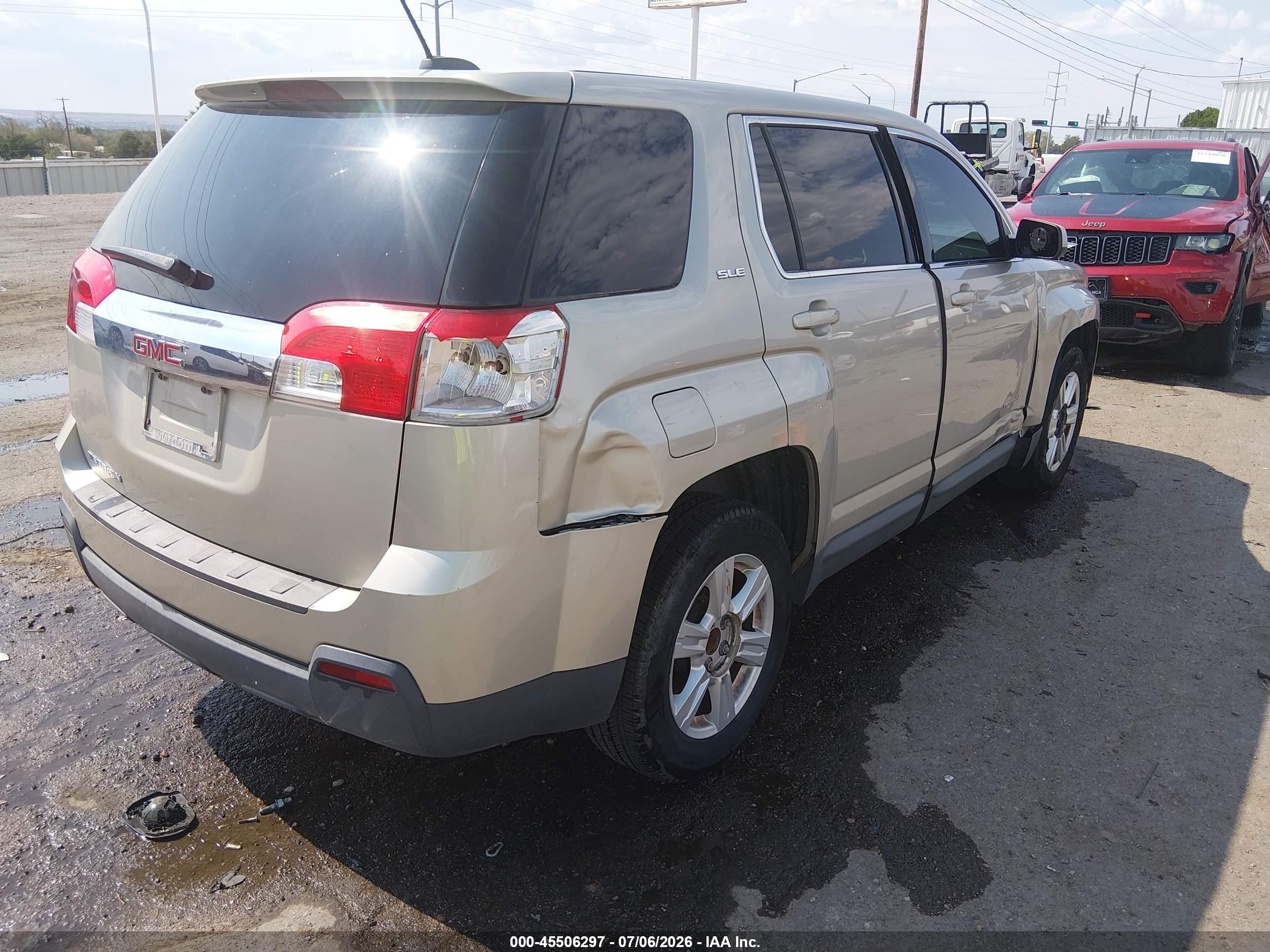 2015 Gmc Terrain Sle-1 Gray vin: 2GKALMEK5F6409144
