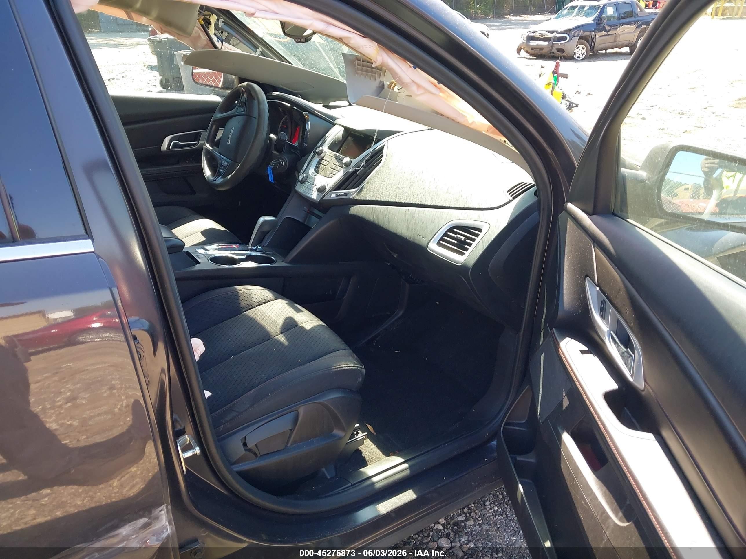 2015 Gmc Terrain Sle-1 Gray vin: 2GKALMEK5F6423402