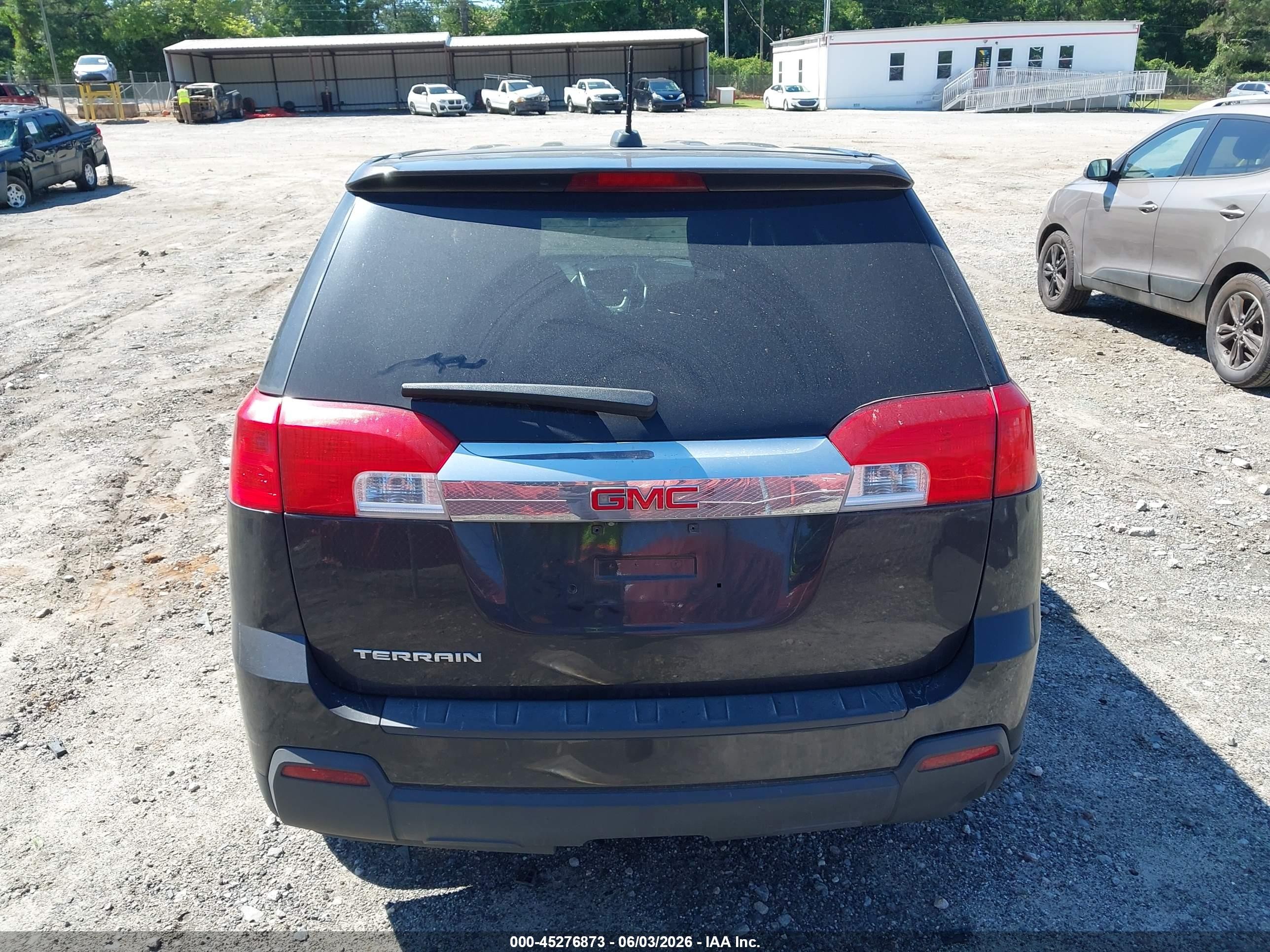 2015 Gmc Terrain Sle-1 Gray vin: 2GKALMEK5F6423402