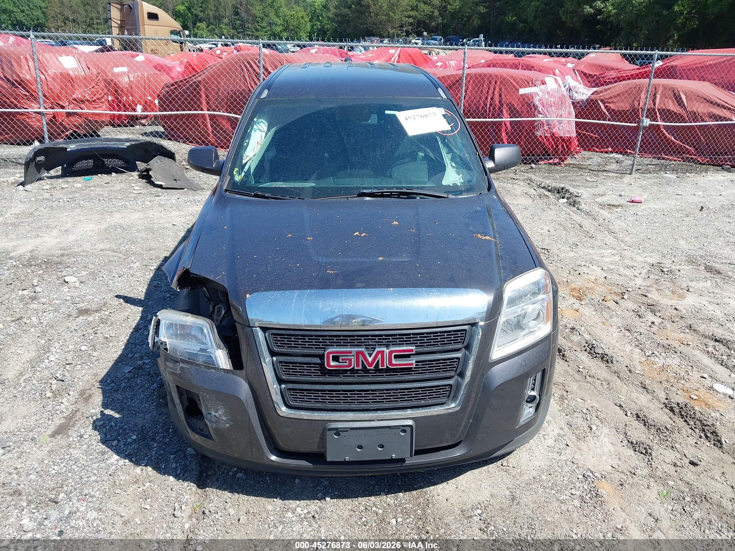 2015 Gmc Terrain Sle-1 Gray vin: 2GKALMEK5F6423402