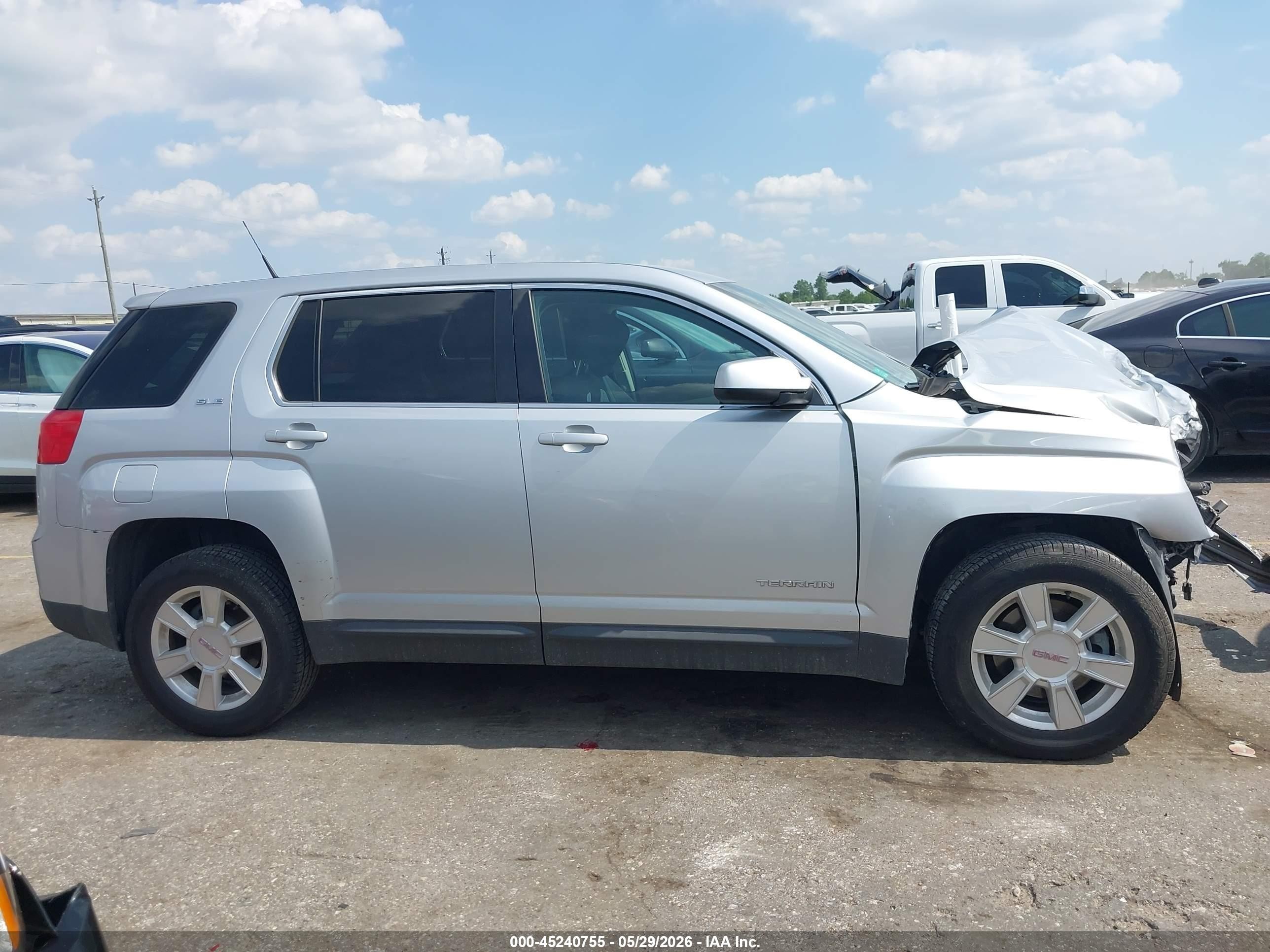 2012 Gmc Terrain Sle-1 Silver vin: 2GKALMEK6C6176337