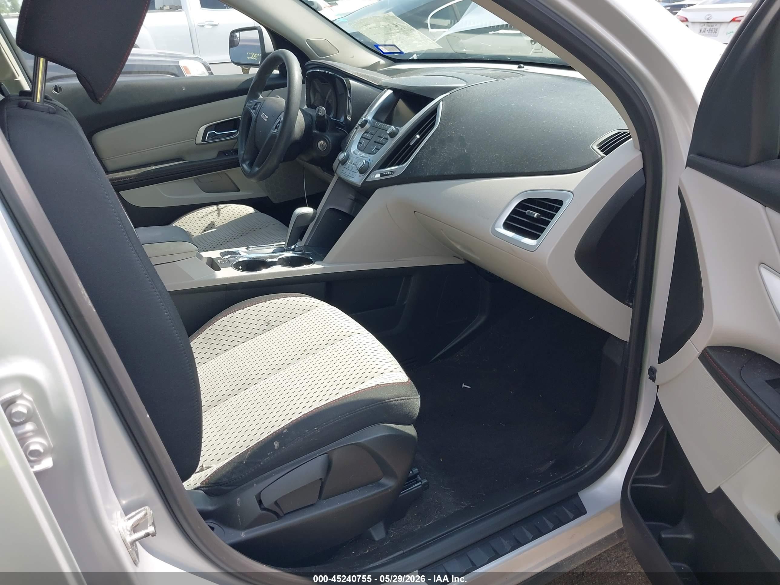 2012 Gmc Terrain Sle-1 Silver vin: 2GKALMEK6C6176337