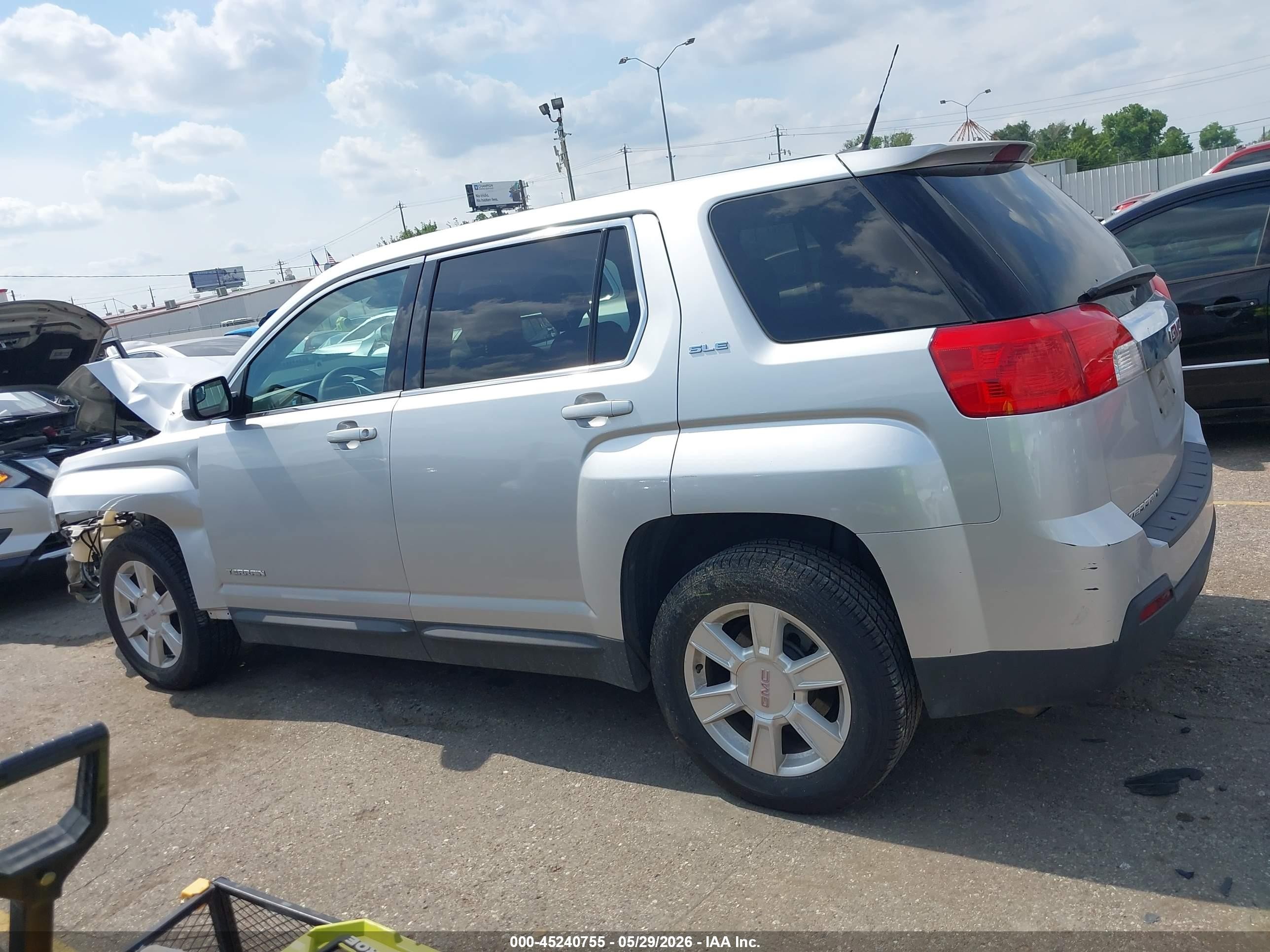 2012 Gmc Terrain Sle-1 Silver vin: 2GKALMEK6C6176337