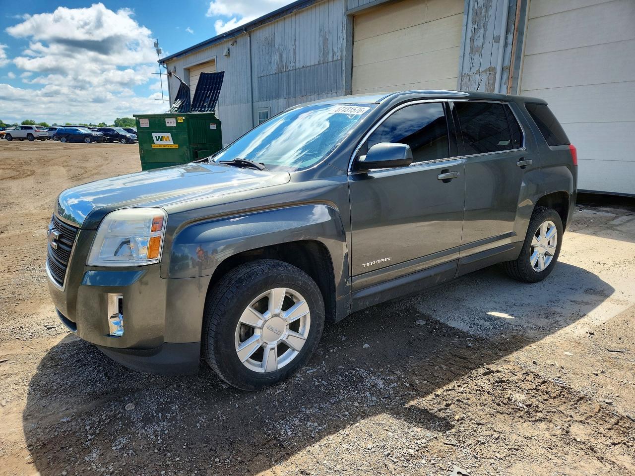 2013 Gmc Terrain Sle Gray vin: 2GKALMEK6D6101171