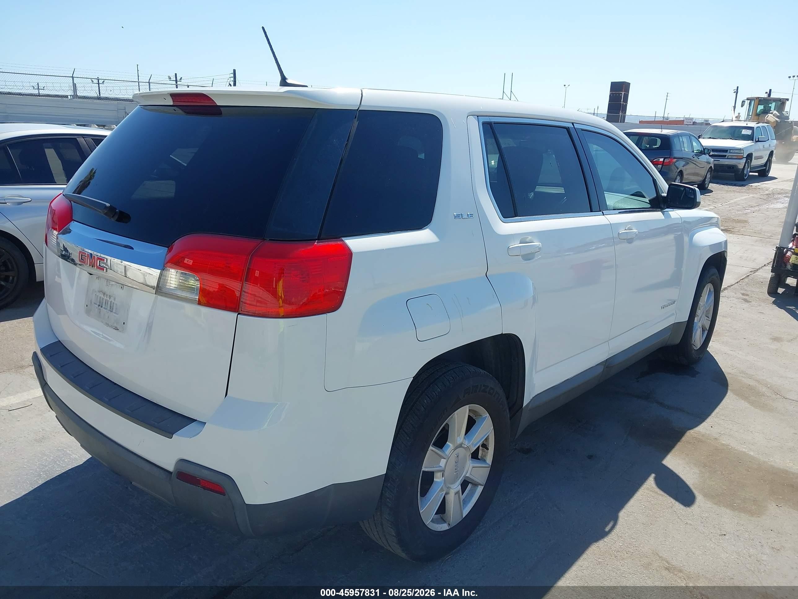 2013 Gmc Terrain Sle-1 White vin: 2GKALMEK6D6172421