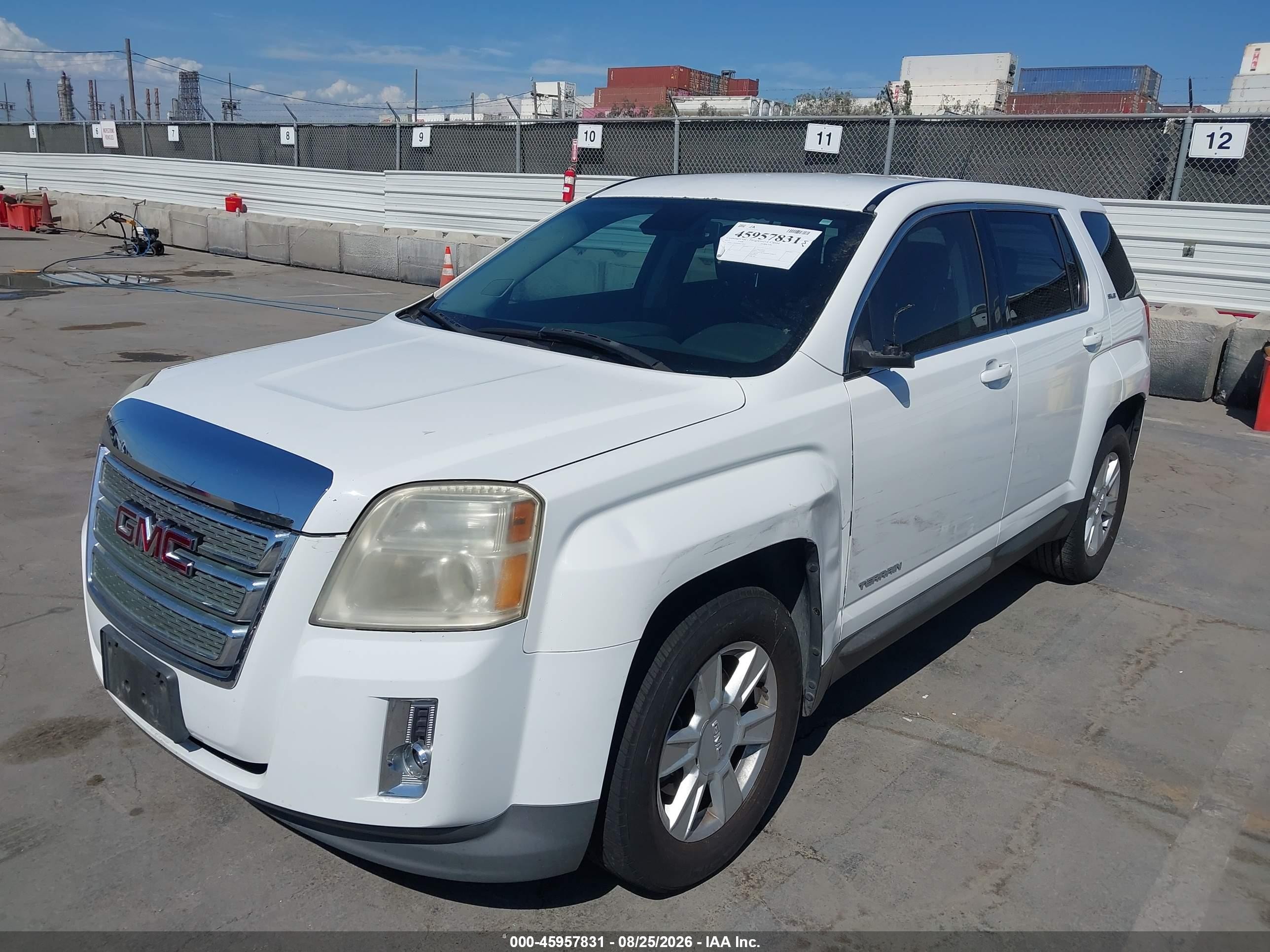 2013 Gmc Terrain Sle-1 White vin: 2GKALMEK6D6172421