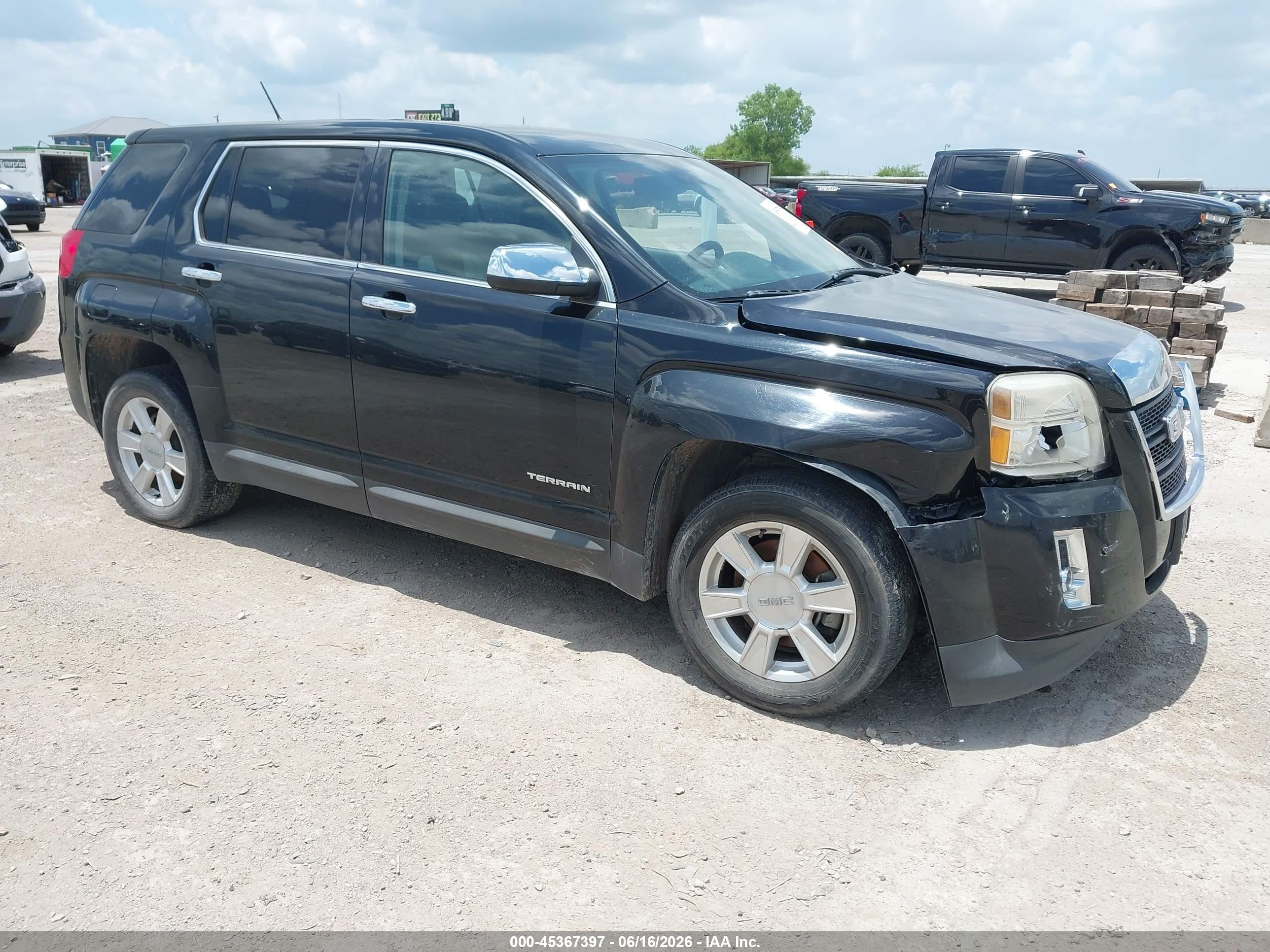 2013 Gmc Terrain Sle-1 Черный vin: 2GKALMEK6D6219317