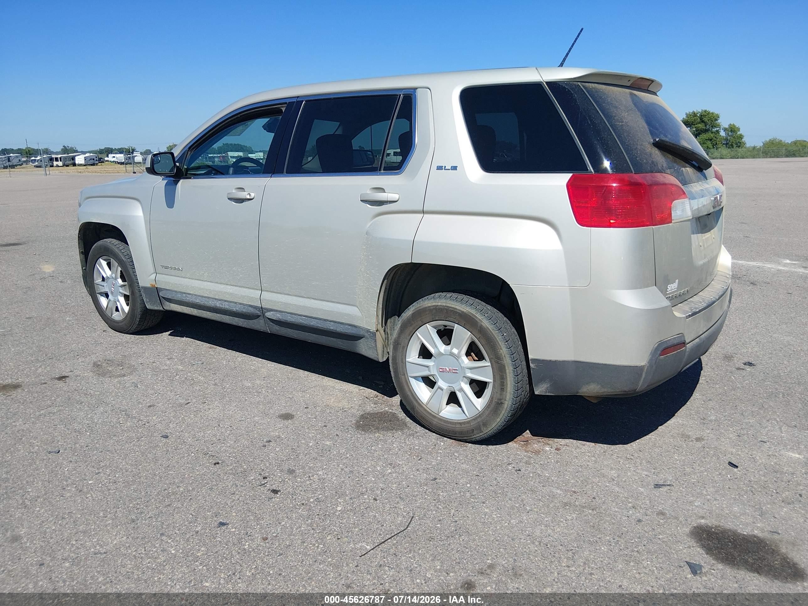 2013 Gmc Terrain Sle-1 Tan vin: 2GKALMEK6D6243097