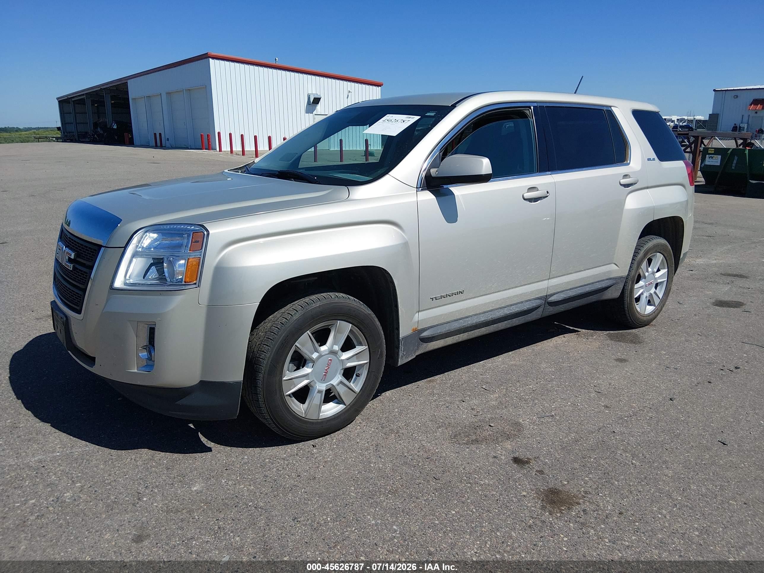 2013 Gmc Terrain Sle-1 Tan vin: 2GKALMEK6D6243097
