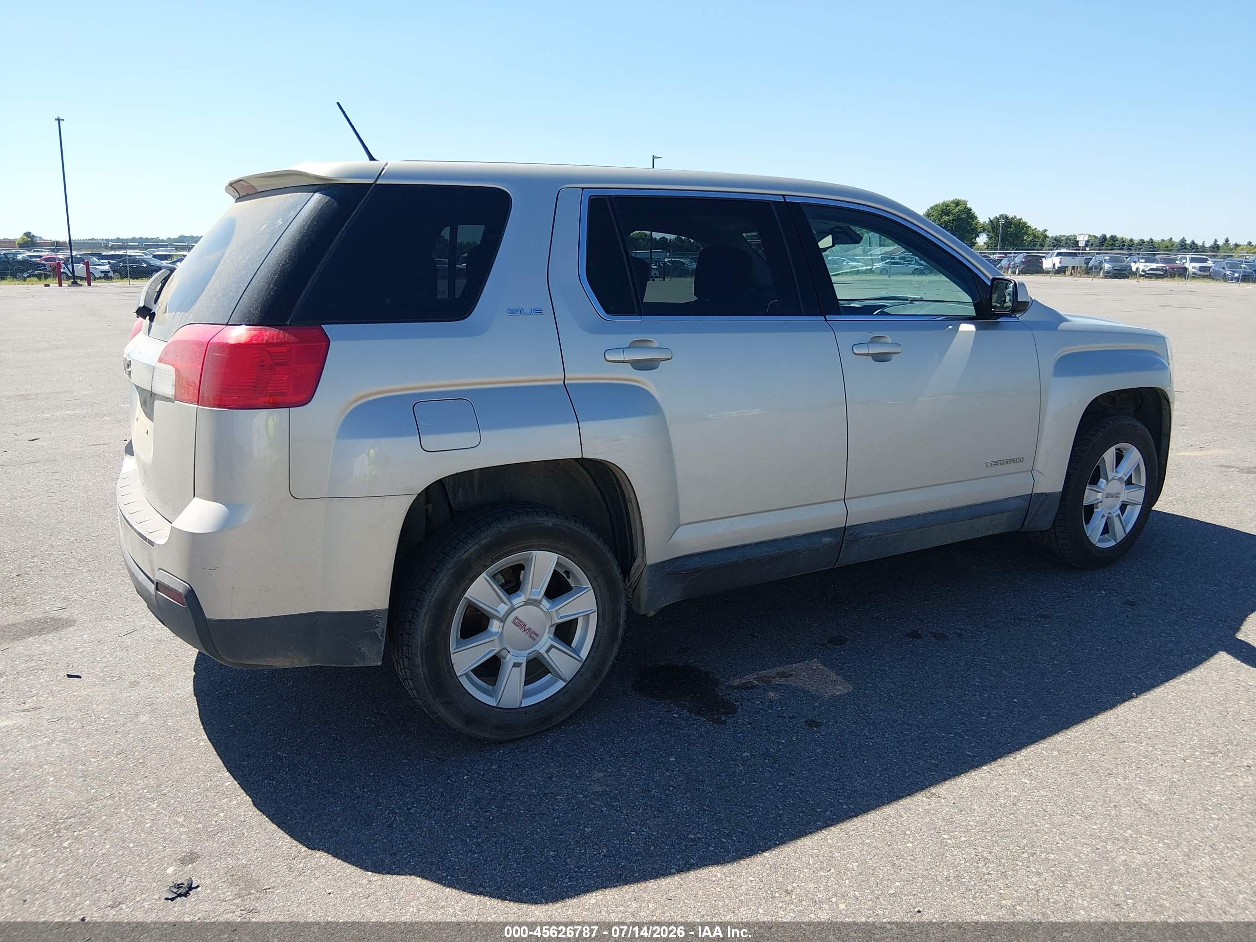 2013 Gmc Terrain Sle-1 Tan vin: 2GKALMEK6D6243097