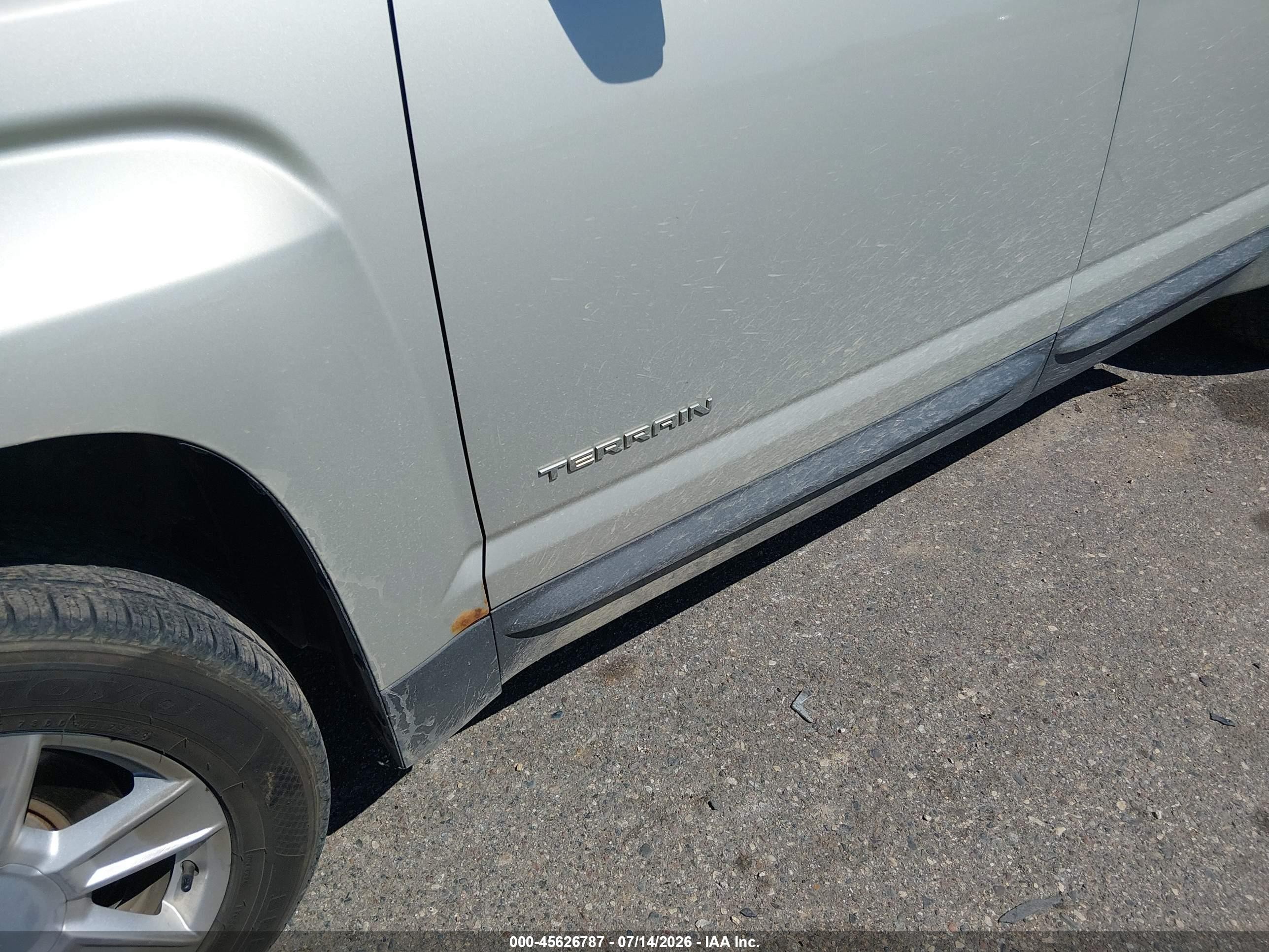 2013 Gmc Terrain Sle-1 Tan vin: 2GKALMEK6D6243097