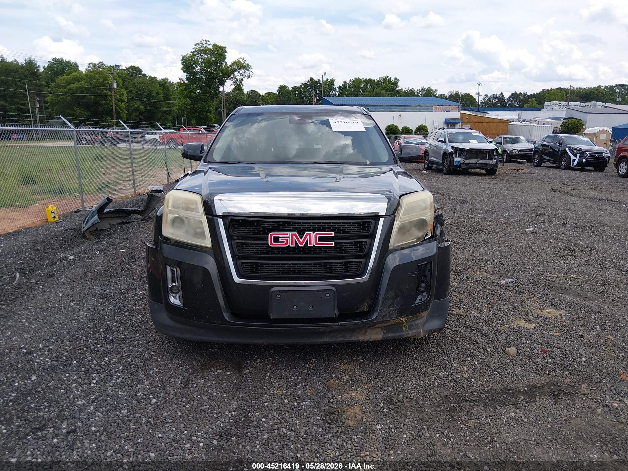 2013 Gmc Terrain Sle-1 Green vin: 2GKALMEK6D6266928