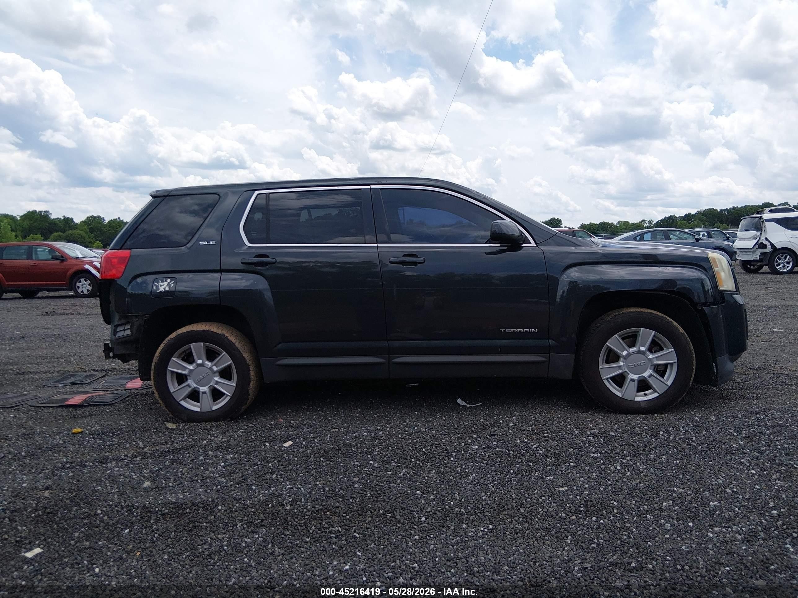2013 Gmc Terrain Sle-1 Green vin: 2GKALMEK6D6266928