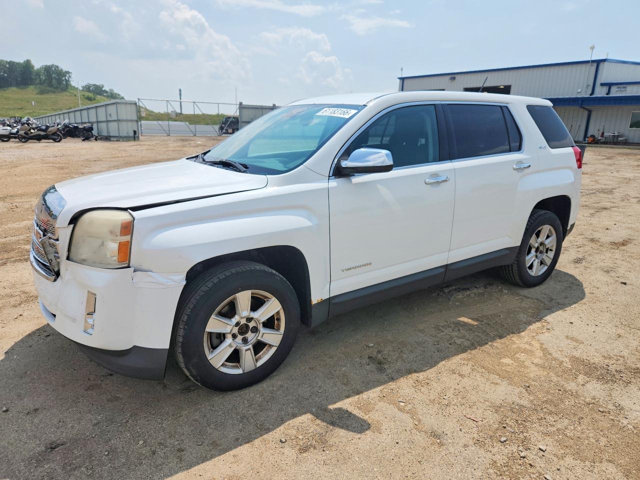 2013 Gmc Terrain Sle White vin: 2GKALMEK6D6319935