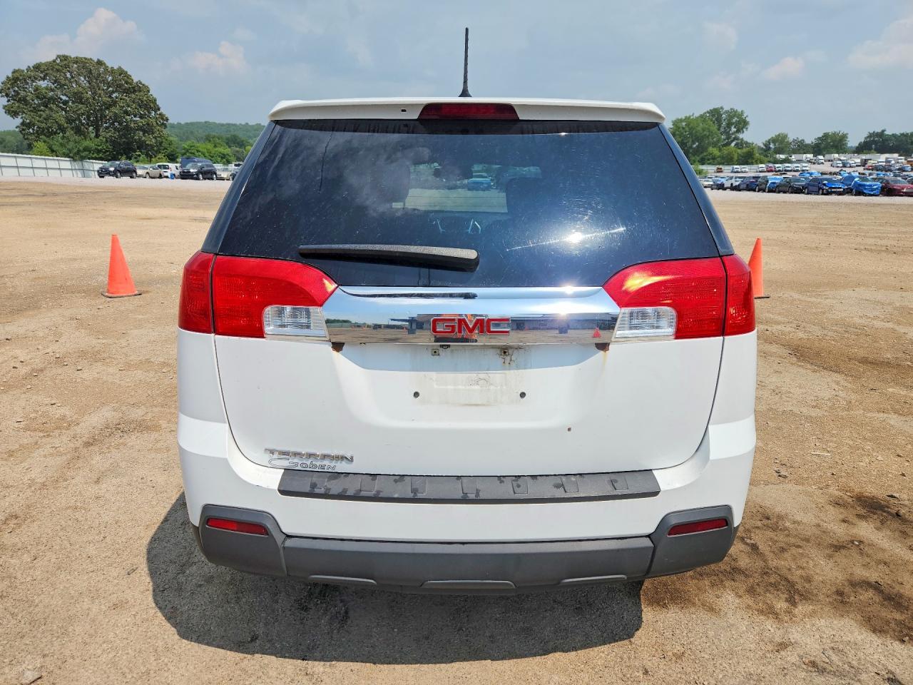2013 Gmc Terrain Sle White vin: 2GKALMEK6D6319935
