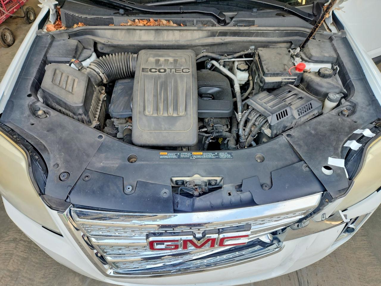 2013 Gmc Terrain Sle White vin: 2GKALMEK6D6319935
